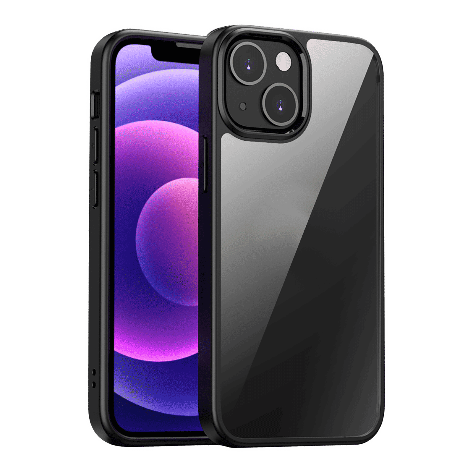 GRIPP Ming Hard Polycarbonate Back Cover for Apple iPhone 13 (Drop Protection, Black)_1