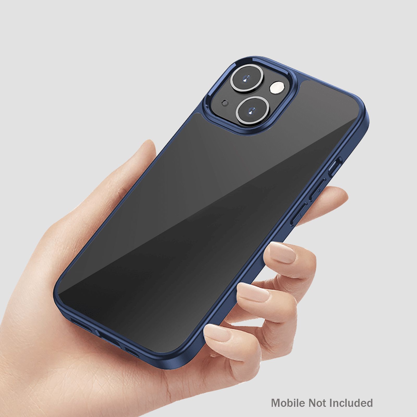 GRIPP Ming Hard Polycarbonate Back Cover for Apple iPhone 13 (Drop Protection, Blue)_9