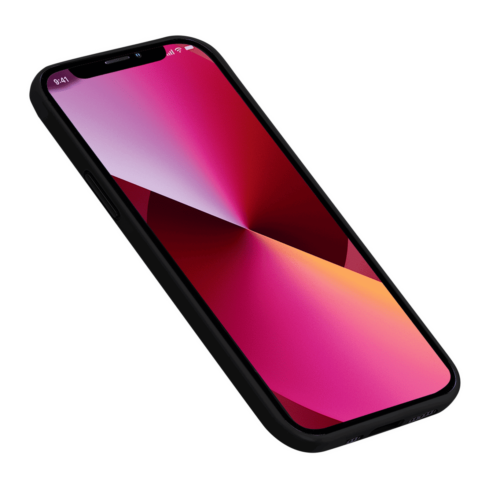 GRIPP Bolt Hard TPU Back Cover for Apple iPhone 13 (Supports Wireless Charging, Black)_7