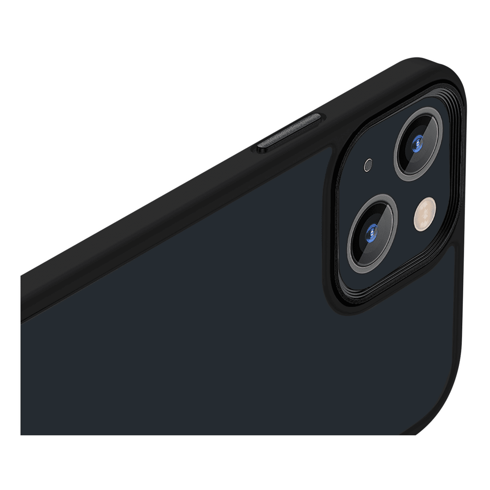 GRIPP Bolt Hard TPU Back Cover for Apple iPhone 13 (Supports Wireless Charging, Black)_8