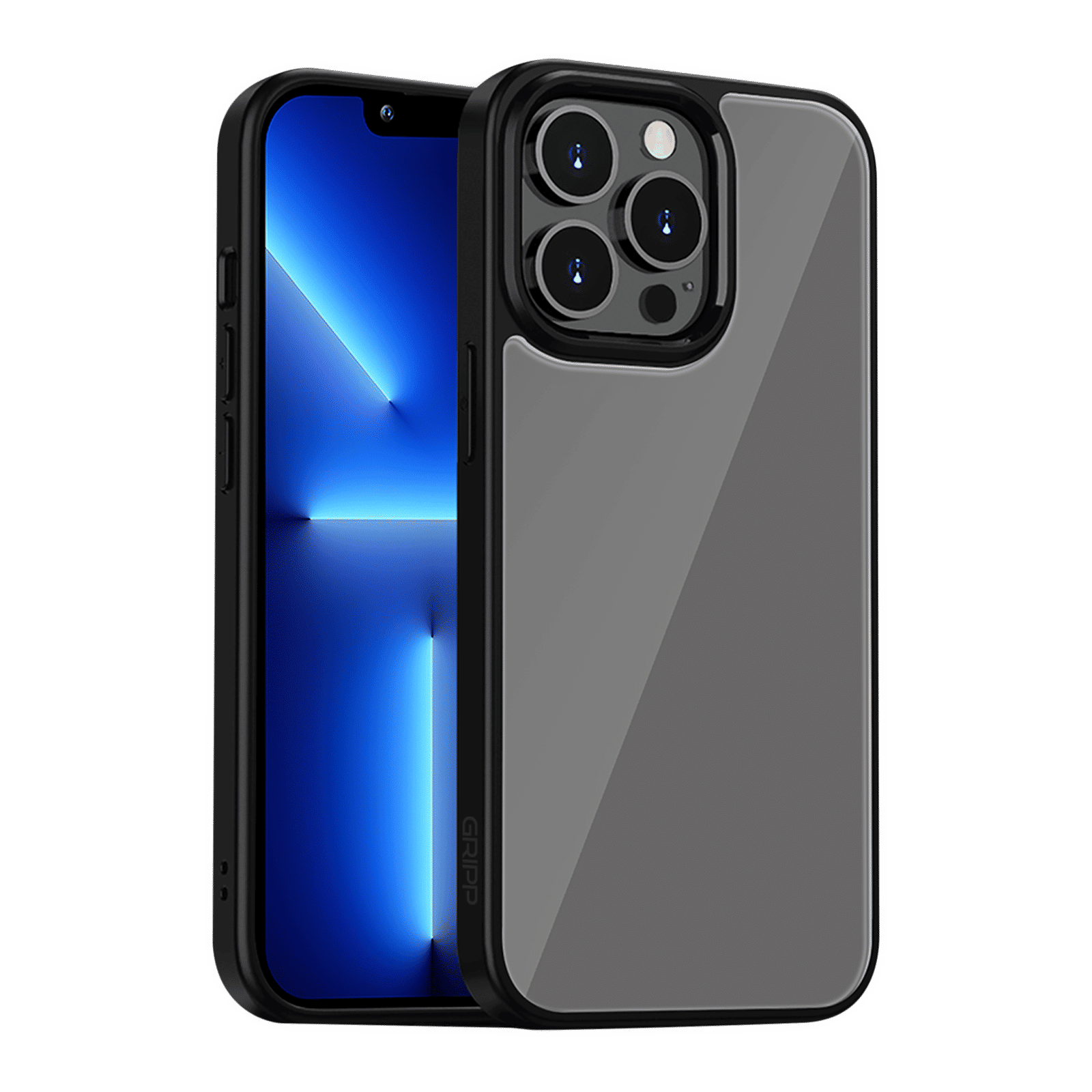 GRIPP Ming Hard Polycarbonate Back Cover for Apple iPhone 13 Pro (Drop Protection, Black)_1