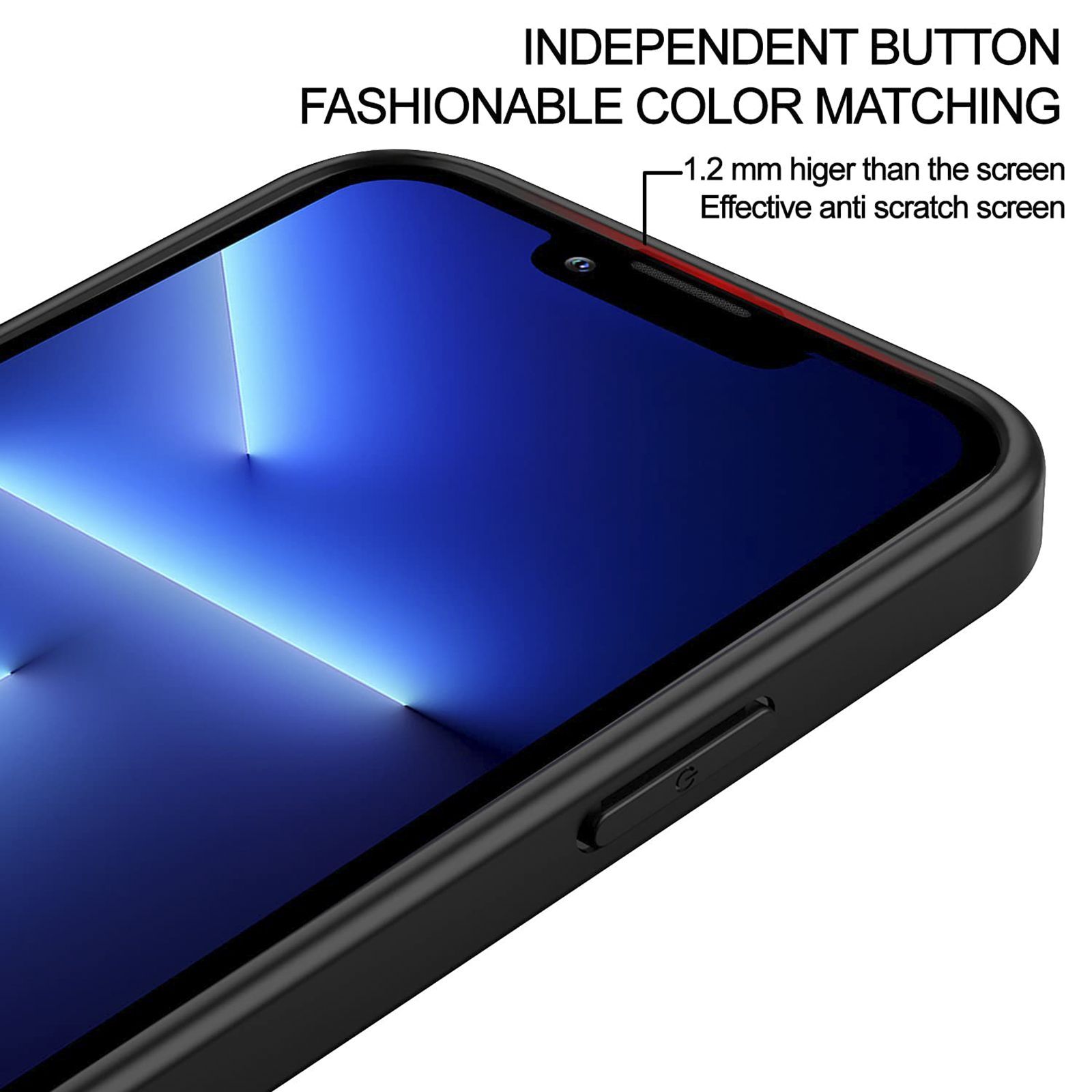 GRIPP Ming Hard Polycarbonate Back Cover for Apple iPhone 13 Pro (Drop Protection, Black)_8