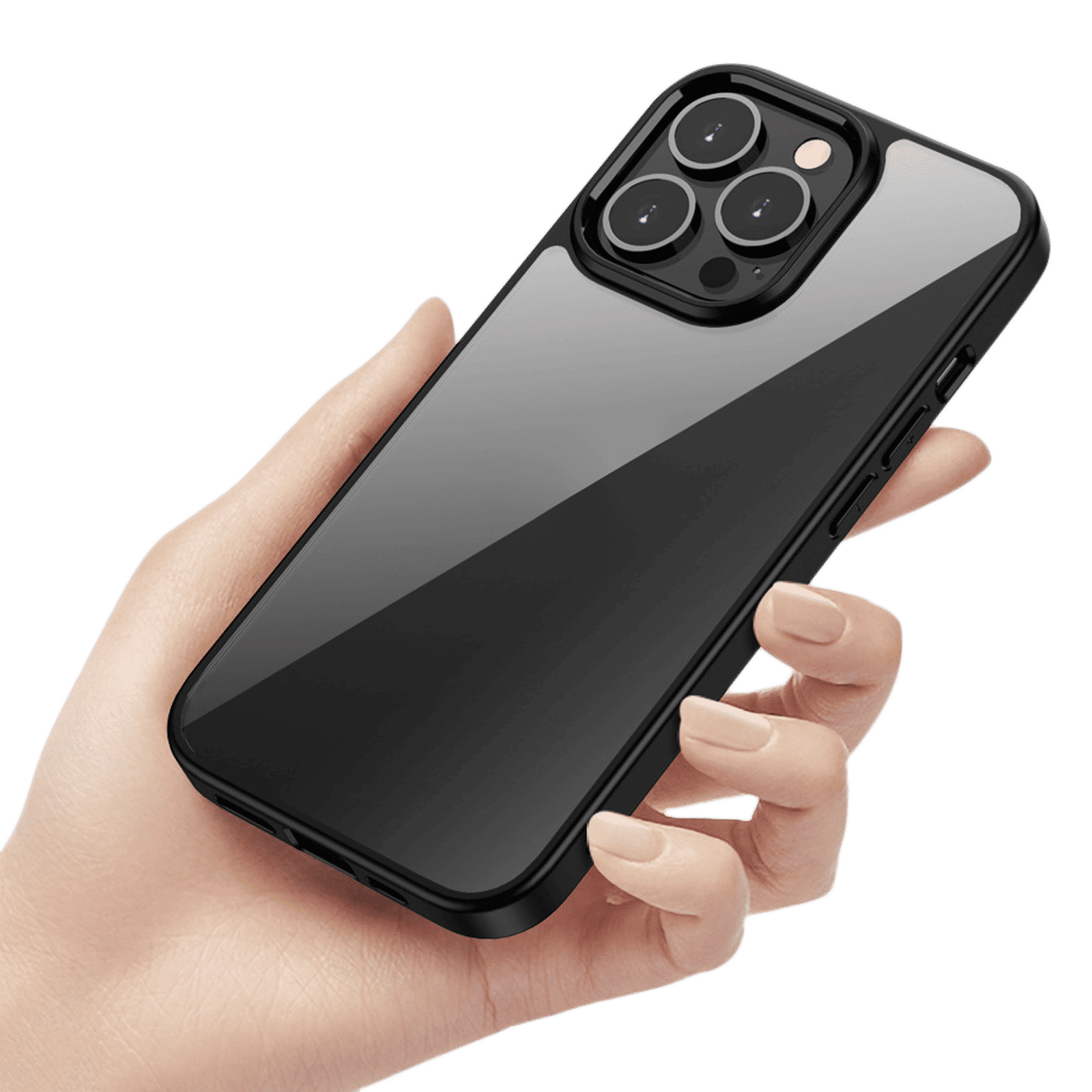 GRIPP Ming Hard Polycarbonate Back Cover for Apple iPhone 13 Pro (Drop Protection, Black)_4