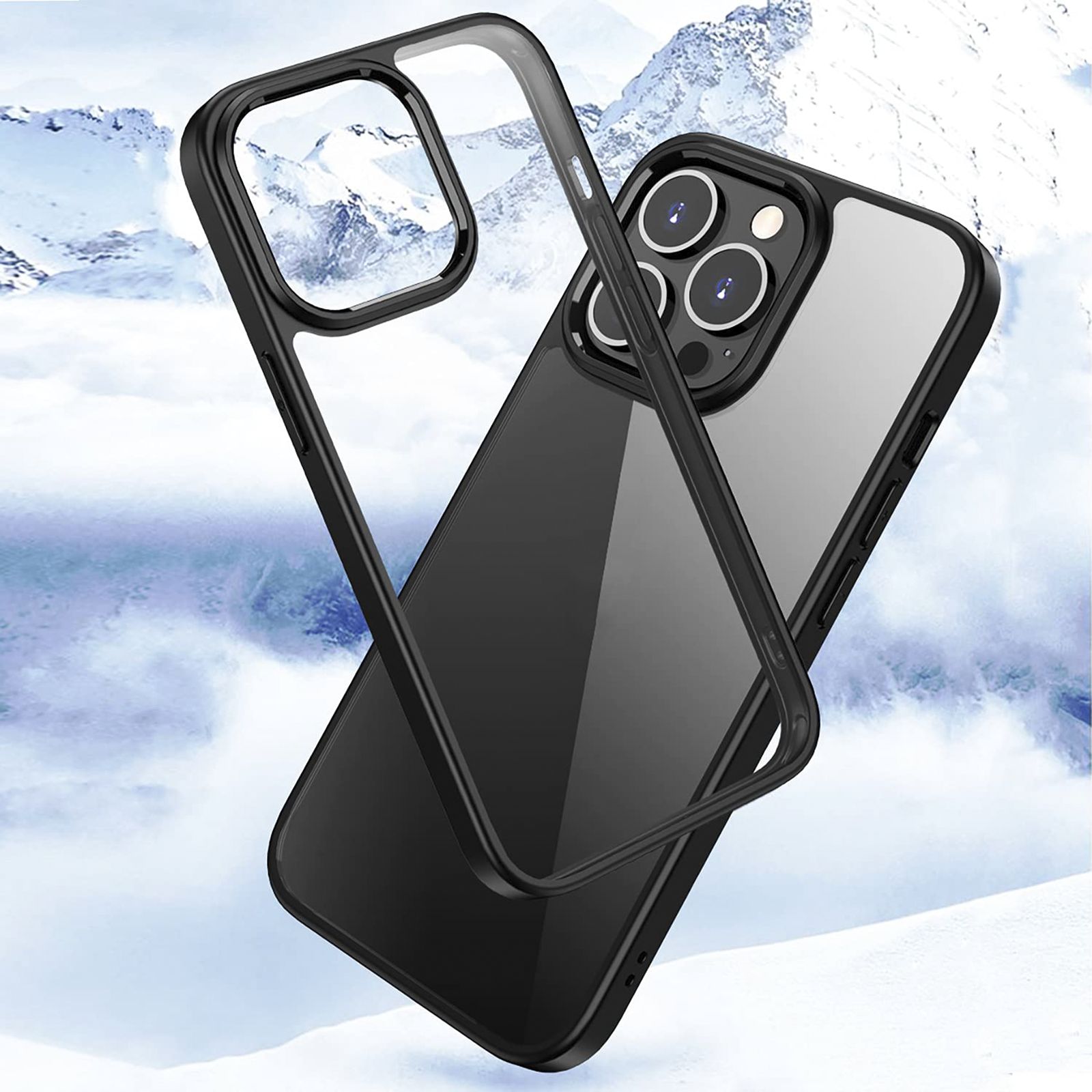 GRIPP Ming Hard Polycarbonate Back Cover for Apple iPhone 13 Pro (Drop Protection, Black)_7