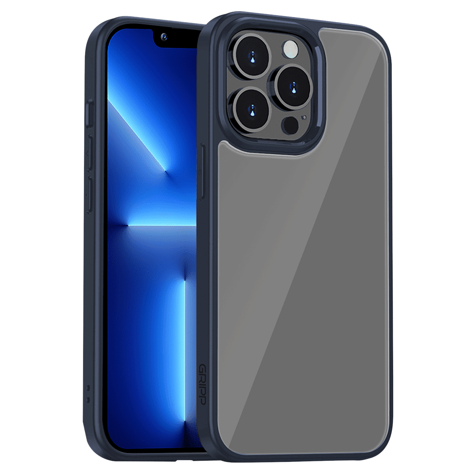 GRIPP Ming Hard Polycarbonate Back Cover for Apple iPhone 13 Pro (Drop Protection, Blue)_1