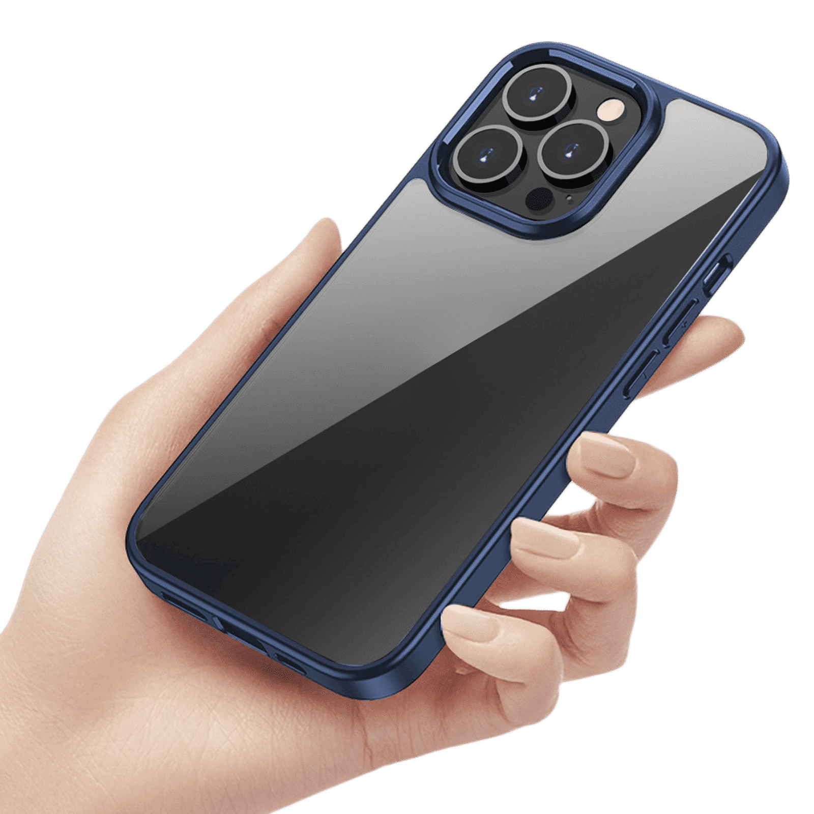 GRIPP Ming Hard Polycarbonate Back Cover for Apple iPhone 13 Pro (Drop Protection, Blue)_4