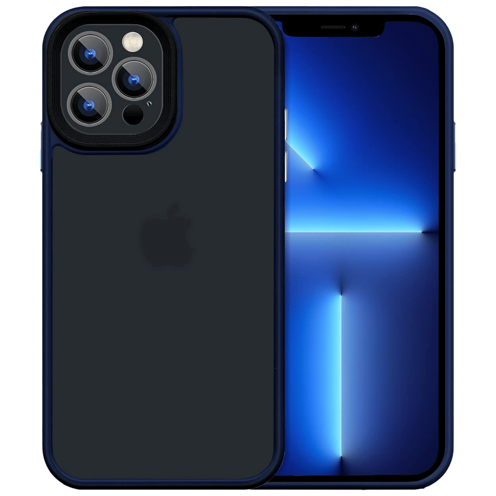 GRIPP Bolt Matte Liquid Silicone Back Cover for Apple iPhone 13 Pro (Support Wireless Charging, Blue) GRIPP Bolt Matte Liquid Silicone Back Cover for Apple iPhone 13 Pro (Support Wireless Charging, Blue)_1