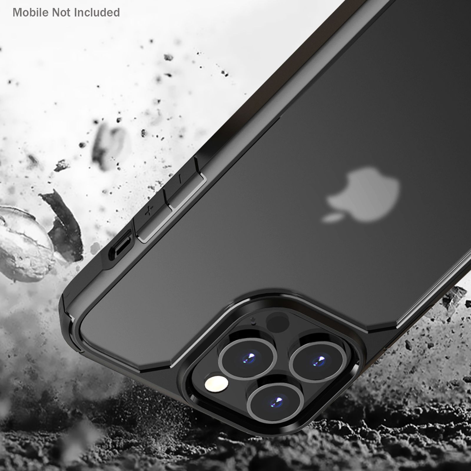 GRIPP Defender Hard Polycarbonate & TPU Back Cover for Apple iPhone 13 Pro Max (Supports Wireless Charging, Black)_9