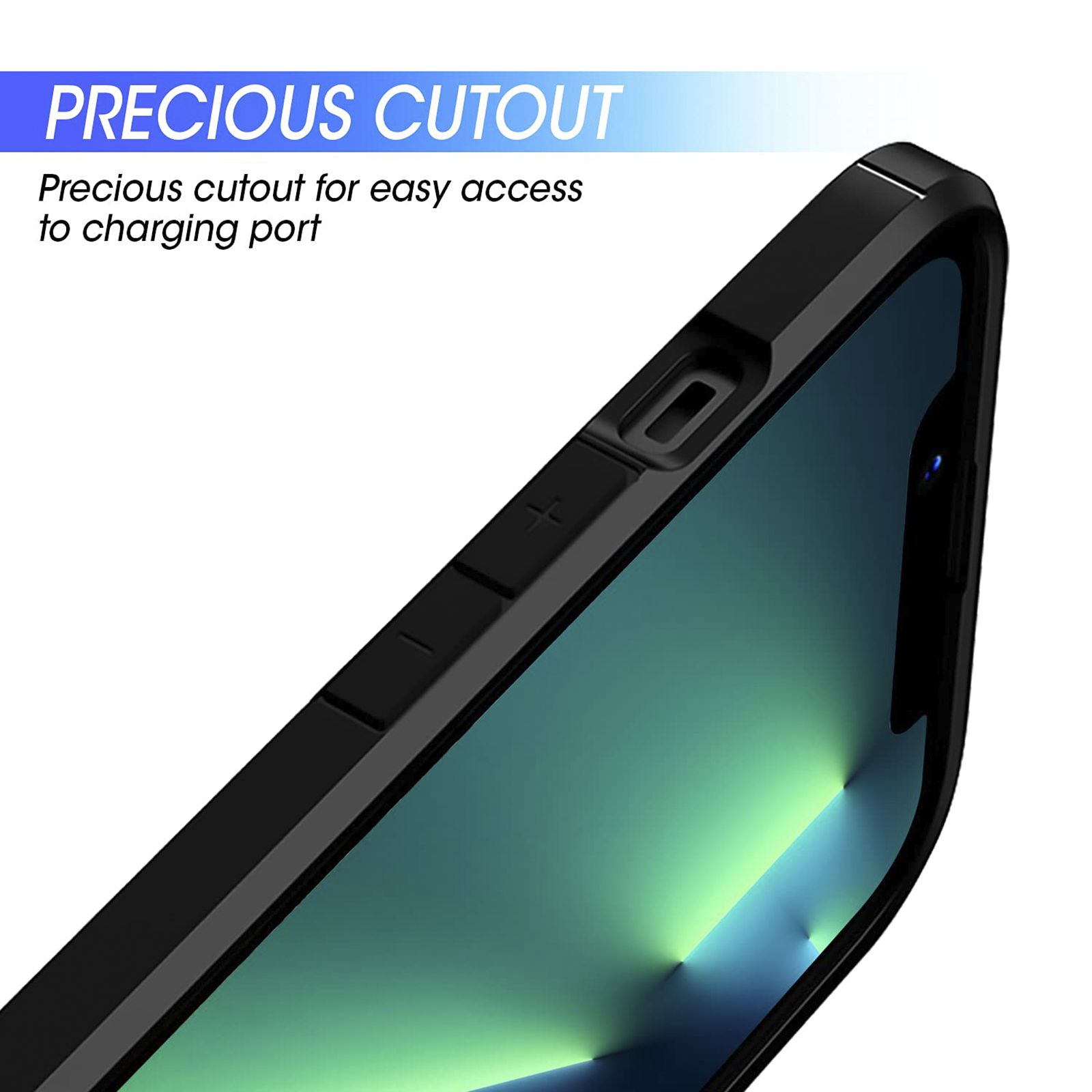 GRIPP Defender Hard Polycarbonate & TPU Back Cover for Apple iPhone 13 Pro Max (Supports Wireless Charging, Black)_4