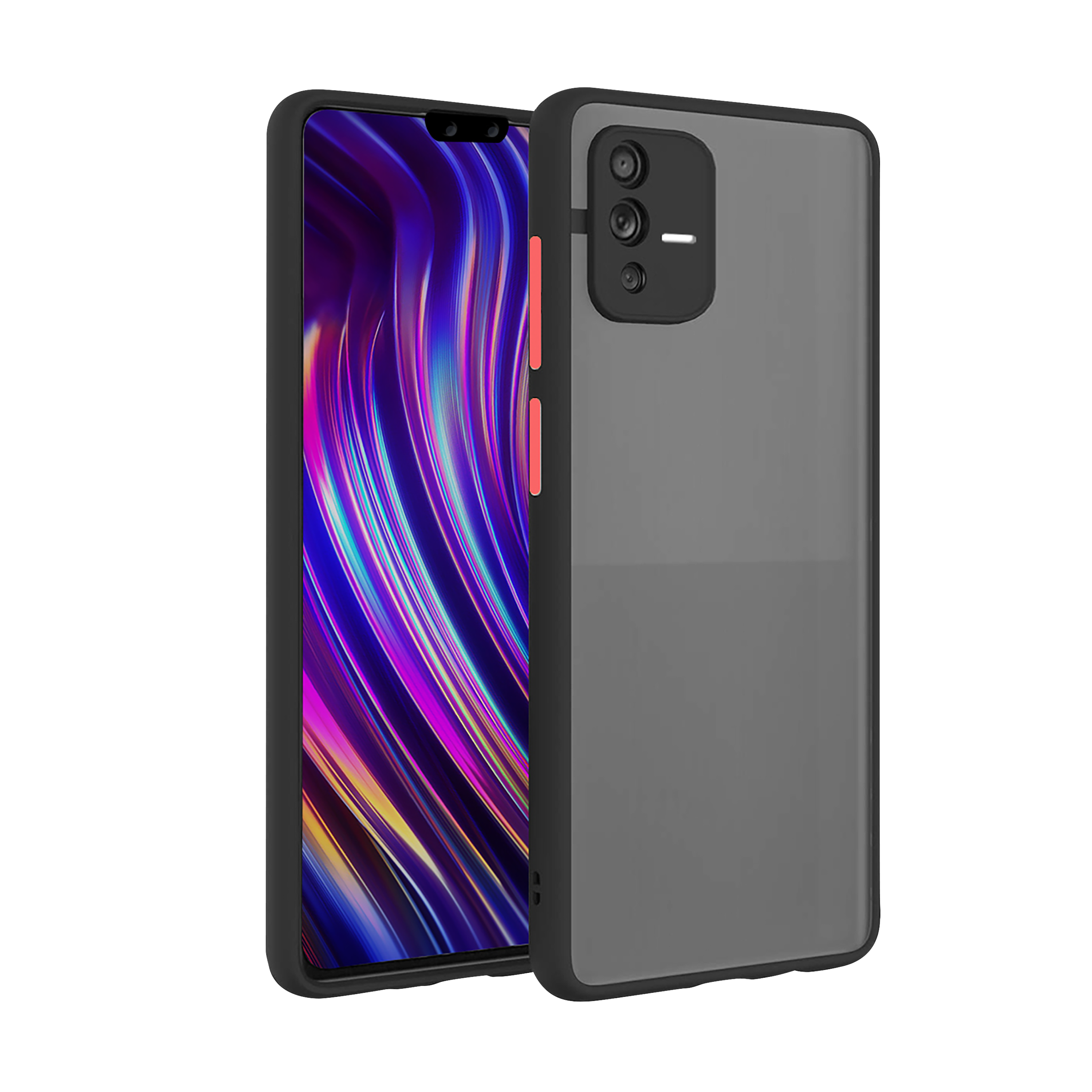 Arrow Duplex Back Cover for vivo V23 Pro (Anti Scratch Design, Black)_1