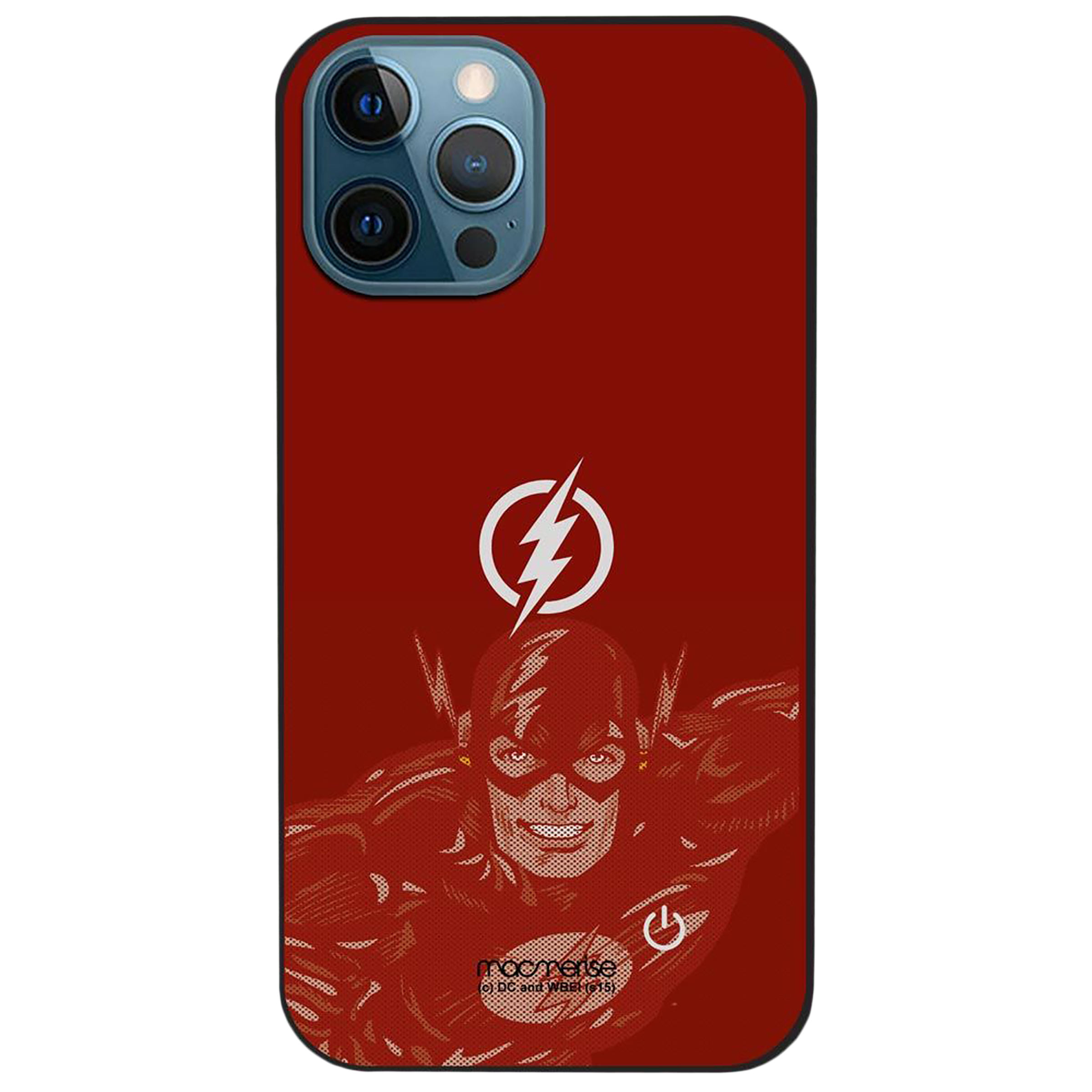 Macmerise Fierce Flash Attack Hard Polycarbonate Back Cover for Apple iPhone 12 Pro Max (Supports Wireless Charging, Multi Color)_1