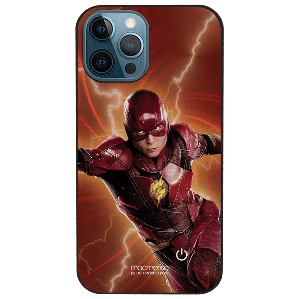 Macmerise Lightspeed Flash Hard Polycarbonate Back Cover for Apple iPhone  12 Pro Max (Supports Wireless Charging, Multi Color)