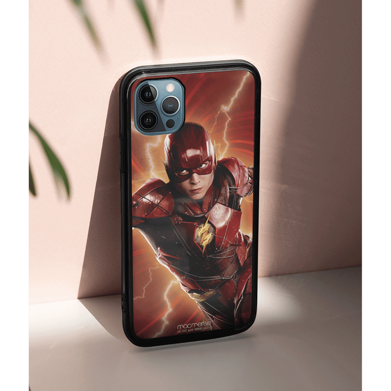 Macmerise Lightspeed Flash Hard Polycarbonate Back Cover for Apple iPhone 12 Pro Max (Supports Wireless Charging, Multi Color)_3