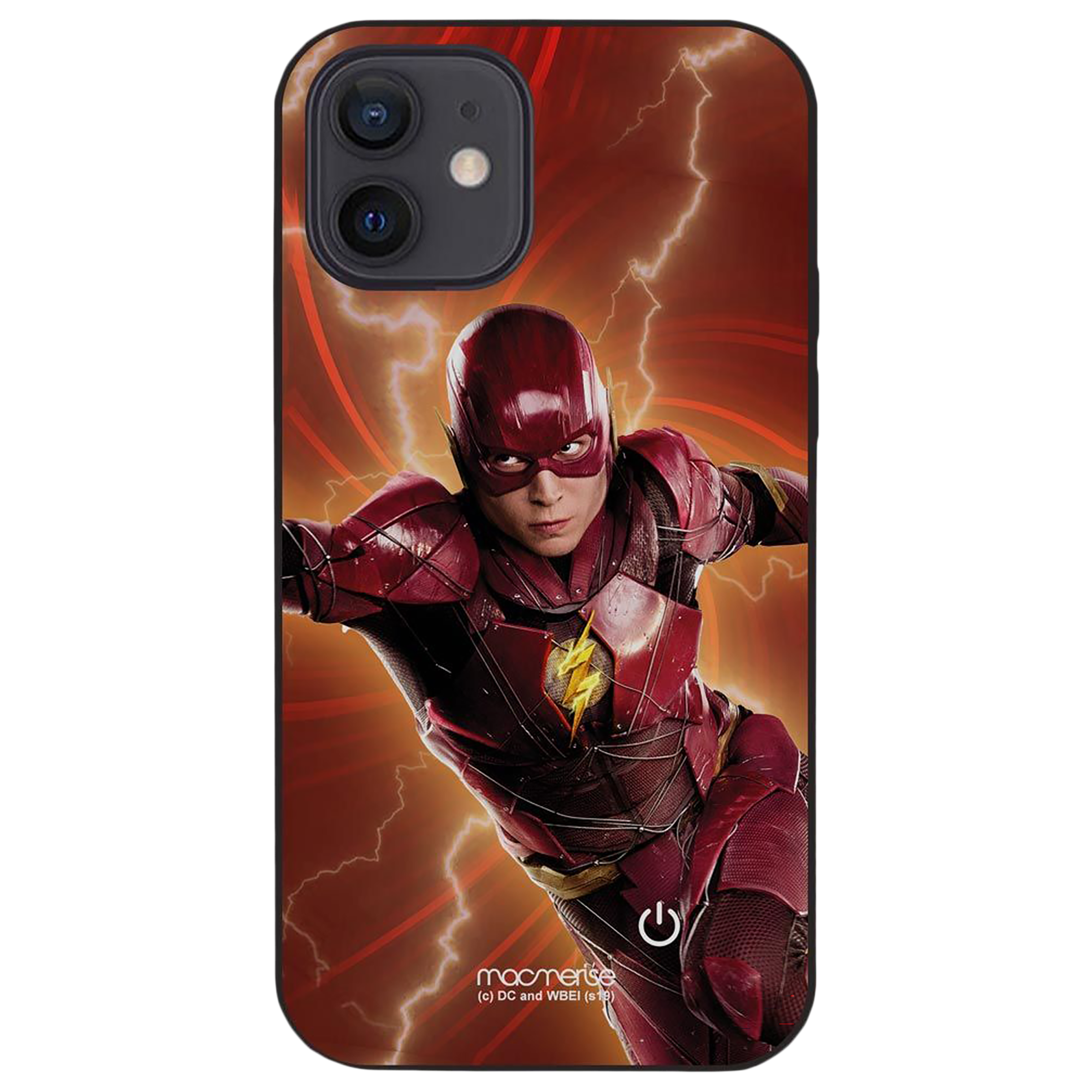 Macmerise Lightspeed Flash Hard Polycarbonate Back Cover for Apple iPhone 12 Pro (Supports Wireless Charging, Multi Color)_1