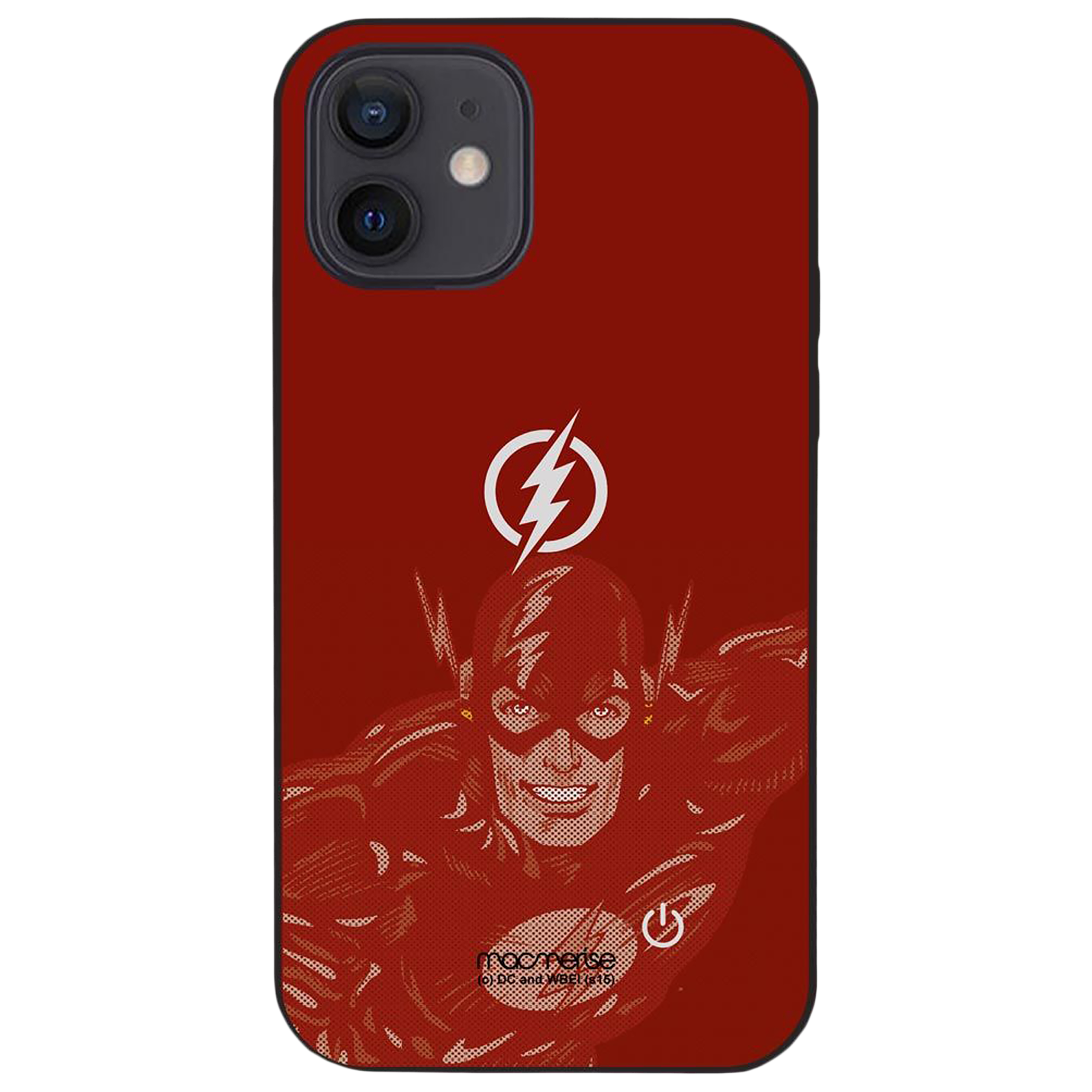 Macmerise Fierce Flash Attack Hard Polycarbonate Back Cover for Apple iPhone 12 (Supports Wireless Charging, Multi Color)_1