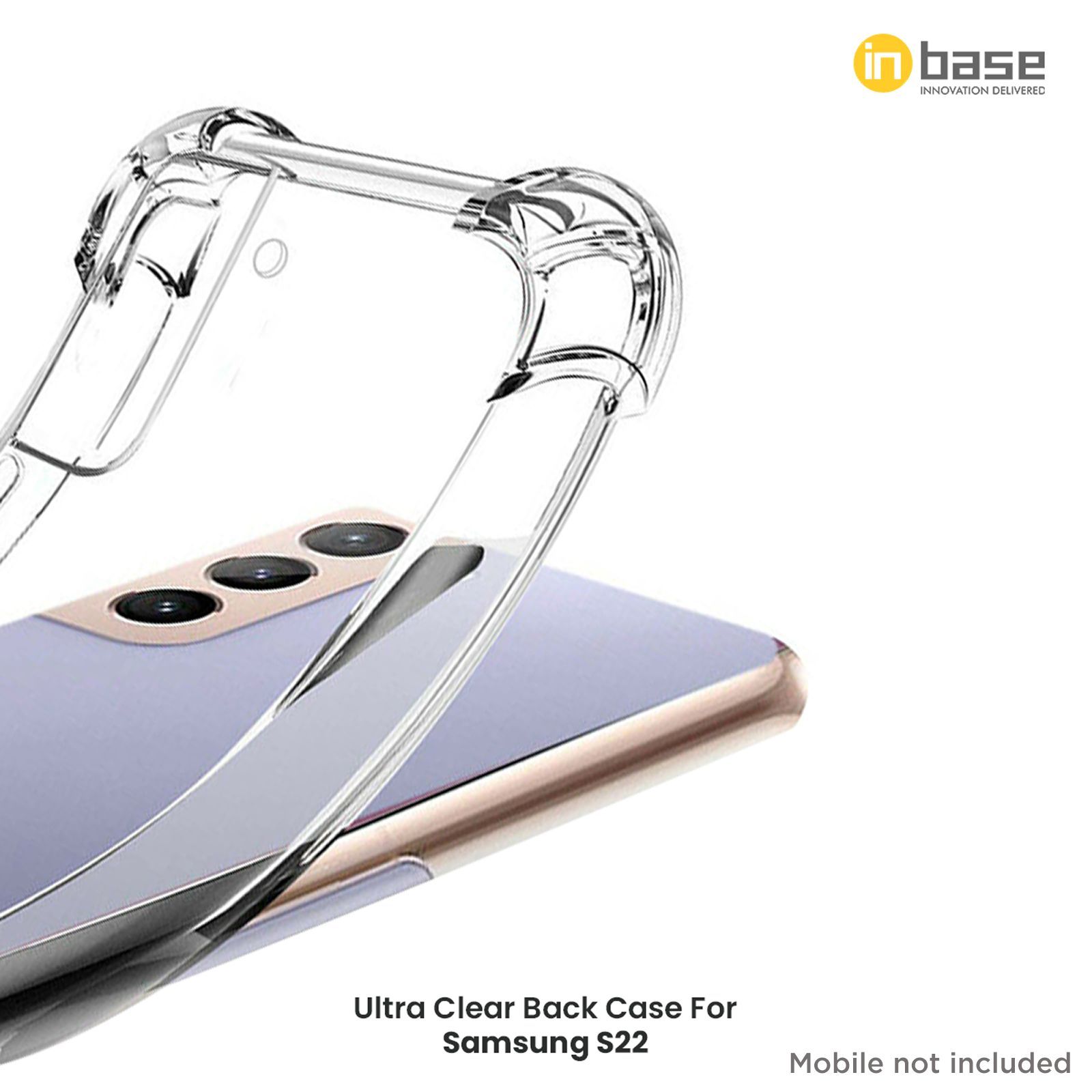 Inbase Ultra Polycarbonate Back Cover for SAMSUNG Galaxy S22 5G (Slim & Protective, Clear)_5