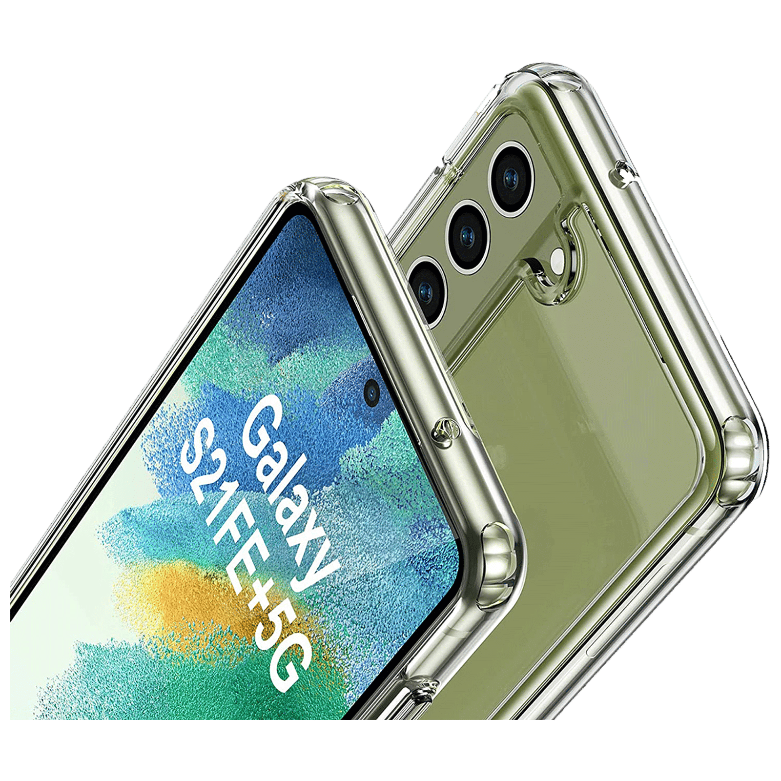 Inbase Ultra Slim Polycarbonate Back Cover for SAMSUNG Galaxy S21 FE 5G (Ultra Lightweight, Clear)_5