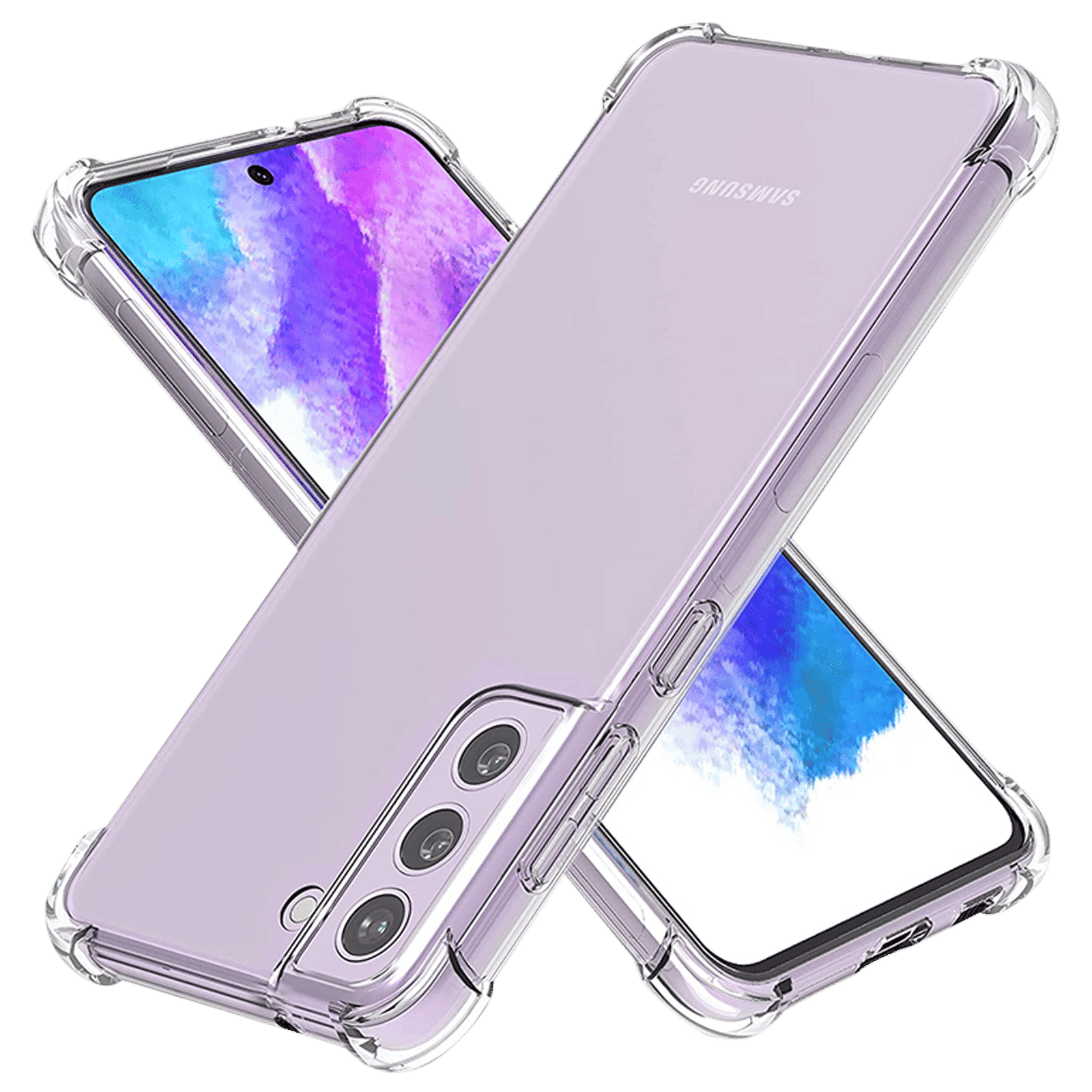 Inbase Ultra Slim Polycarbonate Back Cover for SAMSUNG Galaxy S22 5G (Ultra Lightweight, Clear)_5