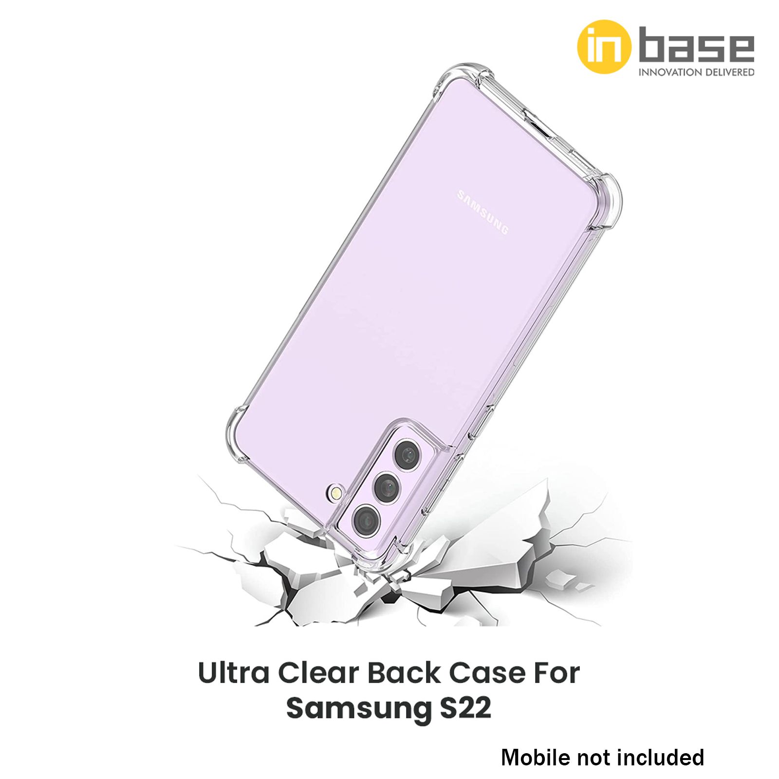 Inbase Ultra Slim Polycarbonate Back Cover for SAMSUNG Galaxy S22 5G (Ultra Lightweight, Clear)_6