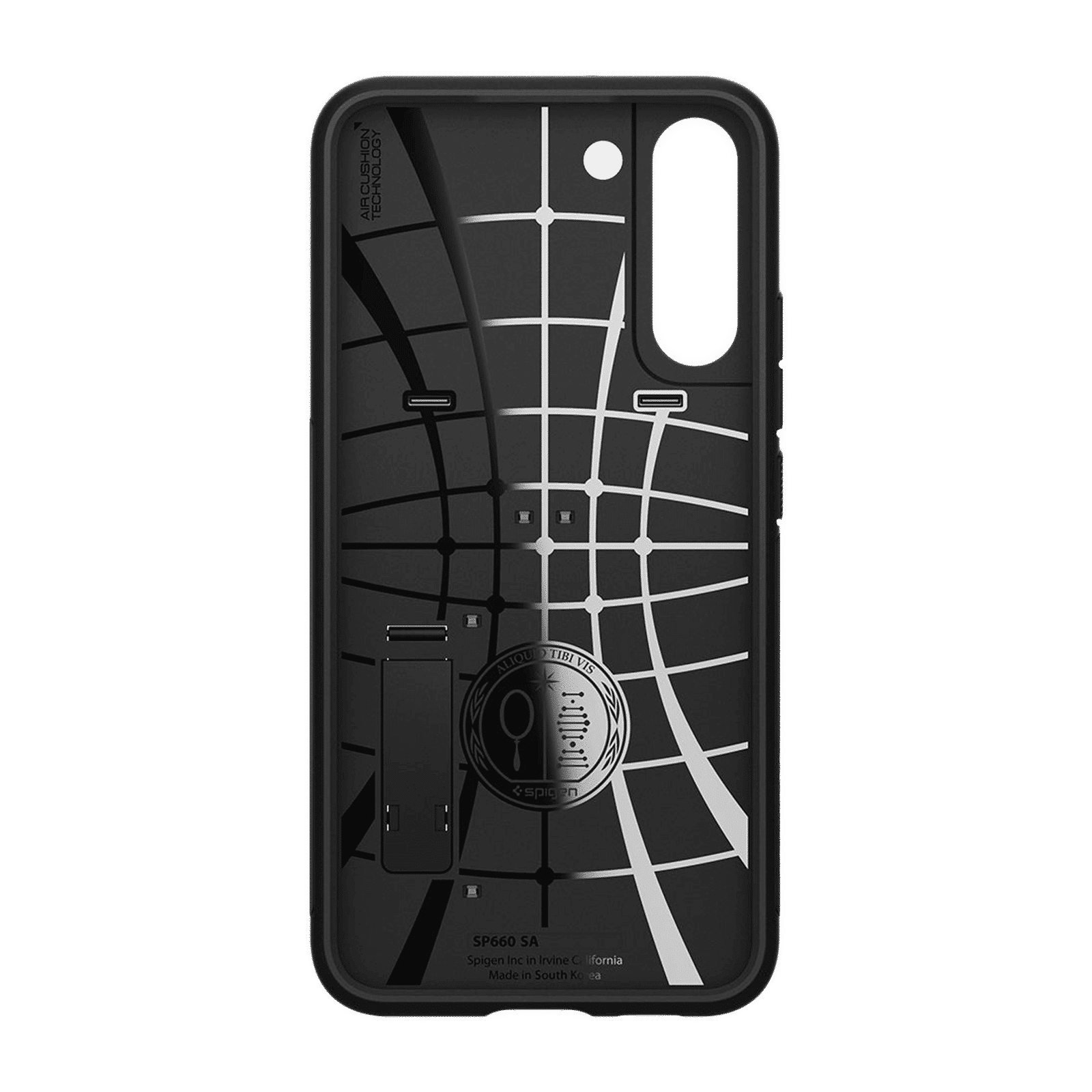 Spigen Slim Armor Polycarbonate & TPU Back Cover for SAMSUNG Galaxy S22 5G (Supports Wireless Charging, Black)_5