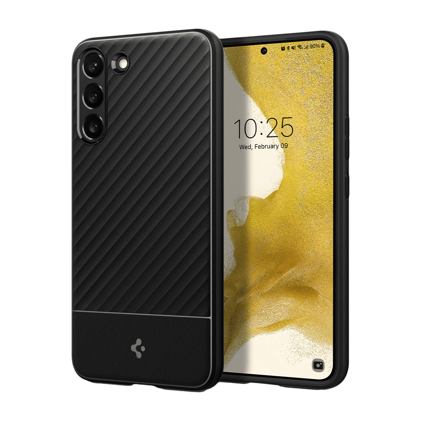 Spigen Core Armor TPU Back Cover for SAMSUNG Galaxy S22+ 5G (Mil-Grade Shock Absorbent Layer, Matte Black)_1