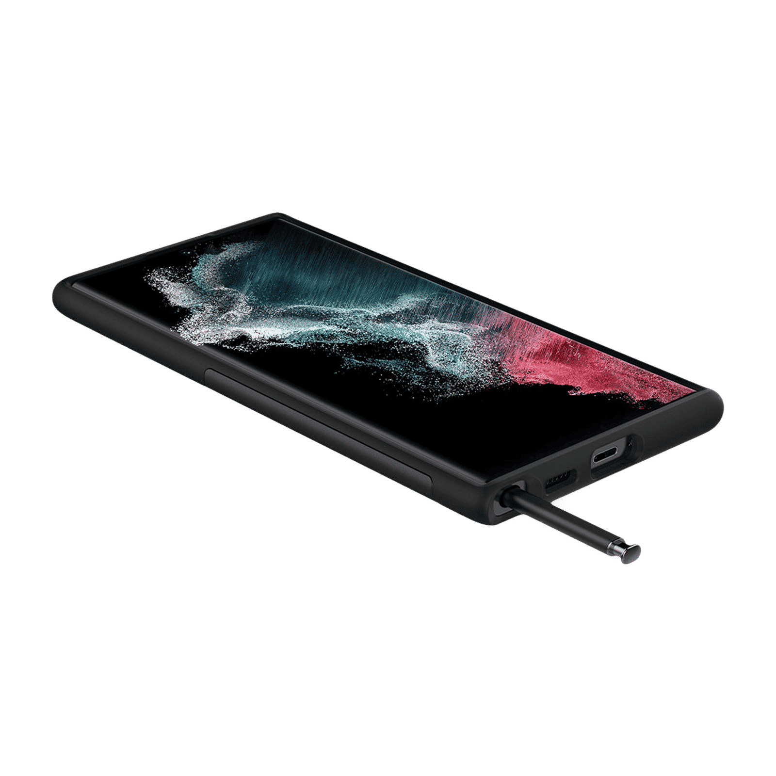 Spigen Slim Armor Polycarbonate & TPU & Impact Foam Back Cover for SAMSUNG Galaxy S22 Ultra 5G (Supports Wireless Charging, Black)_10