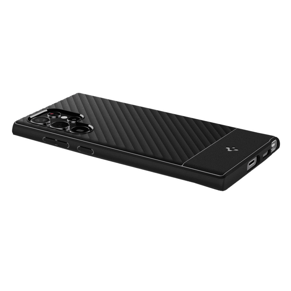 Spigen Core Armor TPU Back Cover for SAMSUNG Galaxy S22 Ultra 5G (Mil-Grade Shock Absorbent Layer, Matte Black)_8