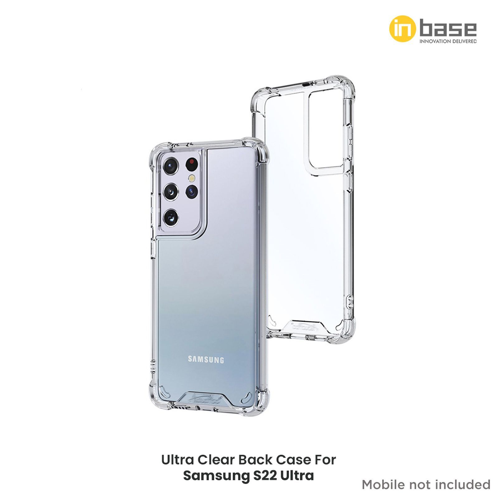 Inbase Ultra Polycarbonate Back Cover for SAMSUNG Galaxy S22 Ultra 5G (Slim & Protective, Clear)_6