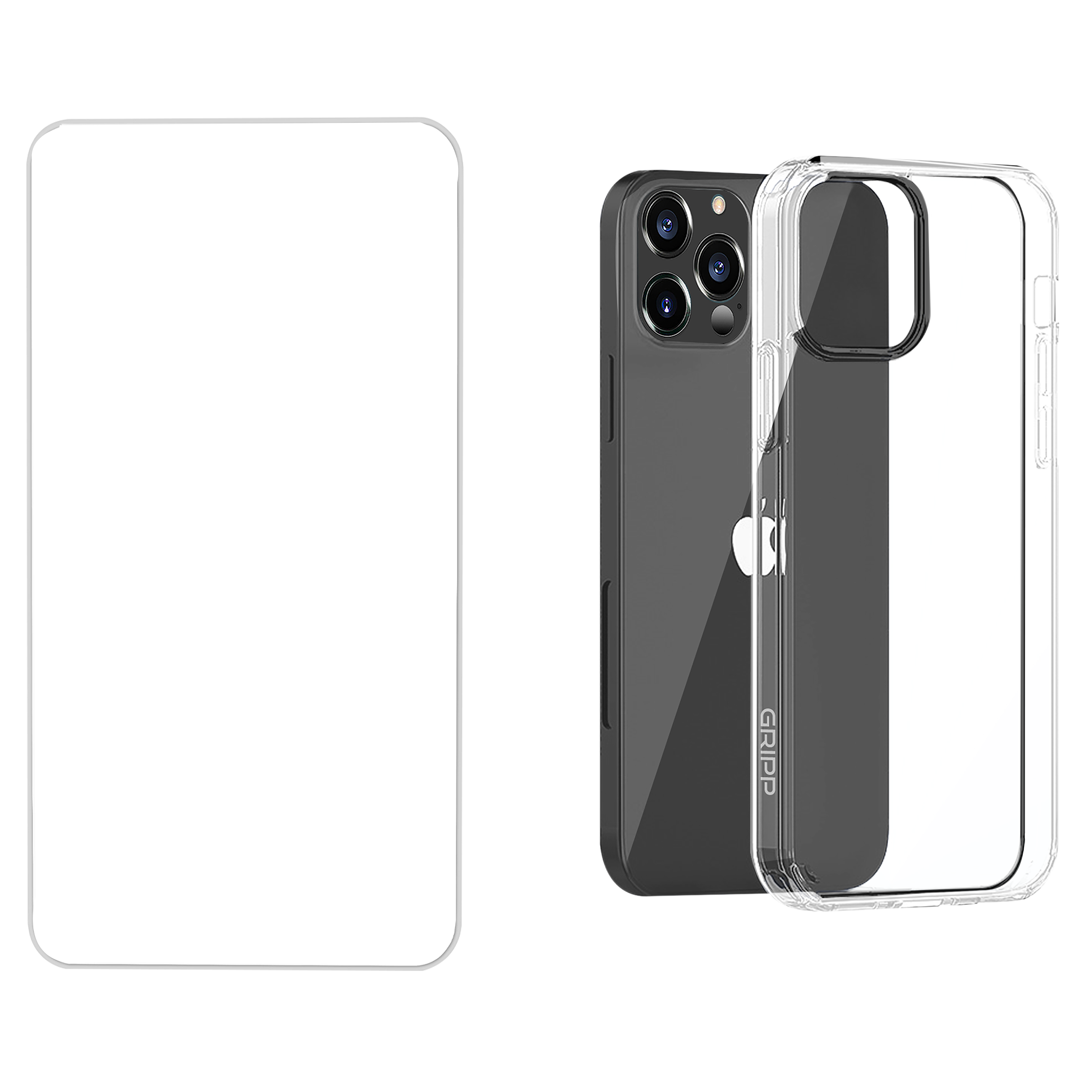 GRIPP Hard Polycarbonate Back Cover & Power Bank Combo for Apple iPhone 13 Pro (Scratch Resistant, Multi Color)_1