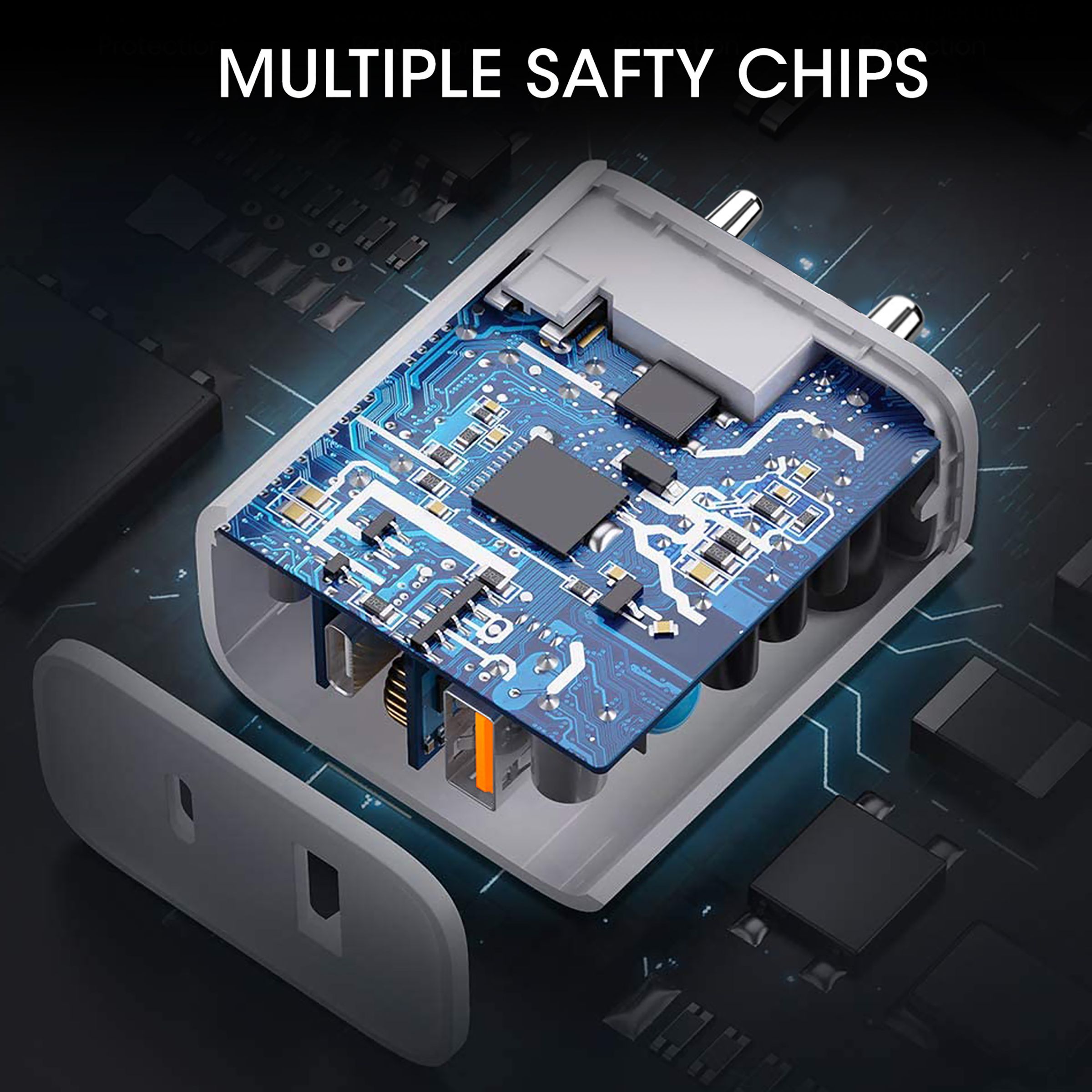 GRIPP Hard Polycarbonate Back Cover, Adapter & Wireless Charger Combo for Apple iPhone 13 Mini (Scratch Resistant, Multi Color)_10