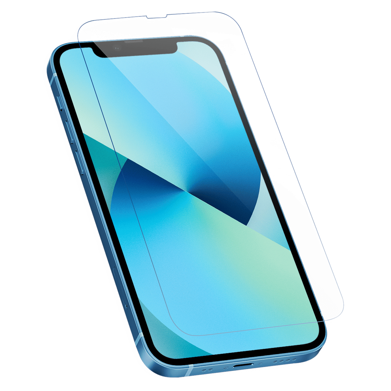 GRIPP Tempered Glass & Hard Polycarbonate Back Cover Combo for Apple iPhone 13 Mini (Scratch Resistant, Clear)_2