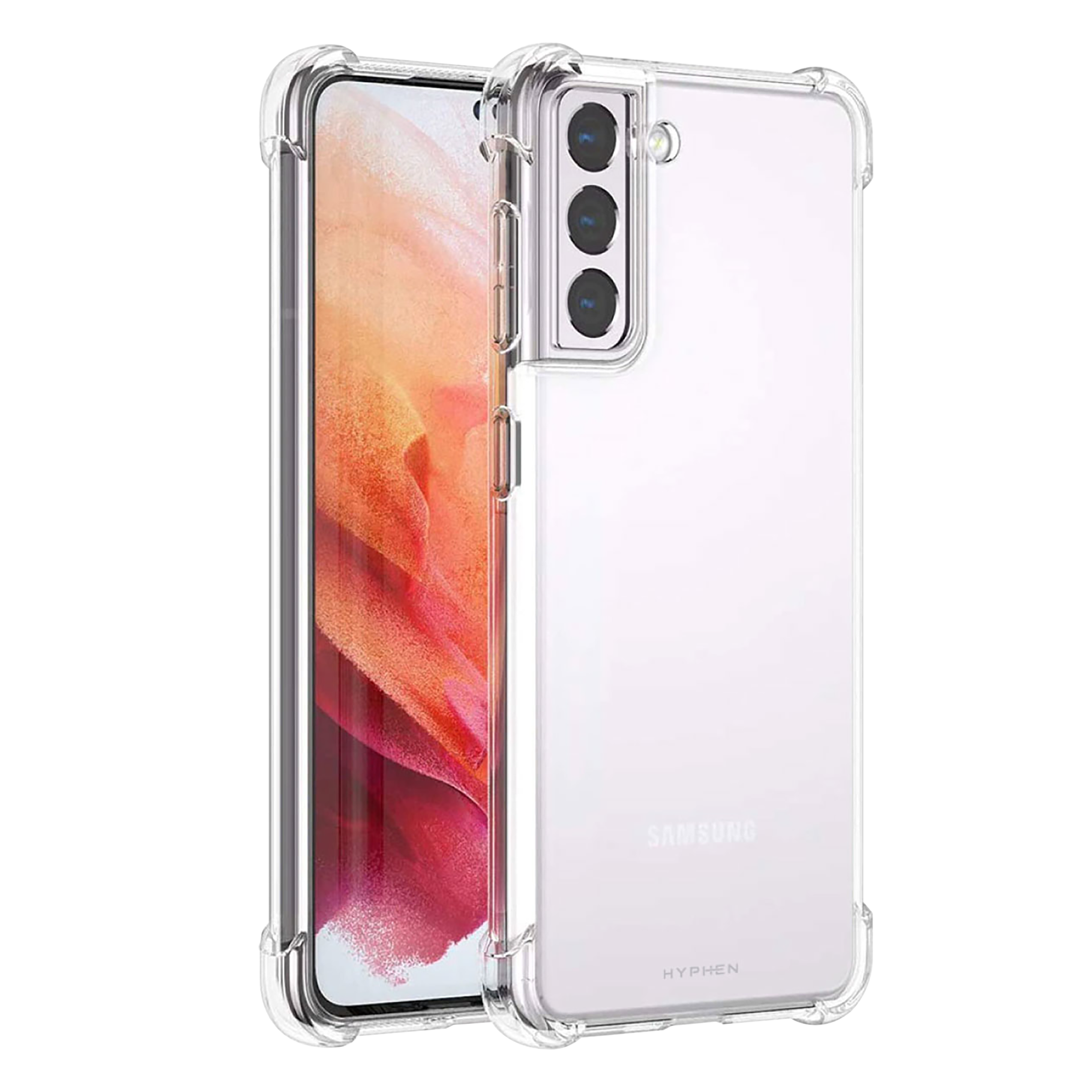 Hyphen TPU Back Cover for SAMSUNG Galaxy S21 FE 5G (Drop Protection, Clear)_1