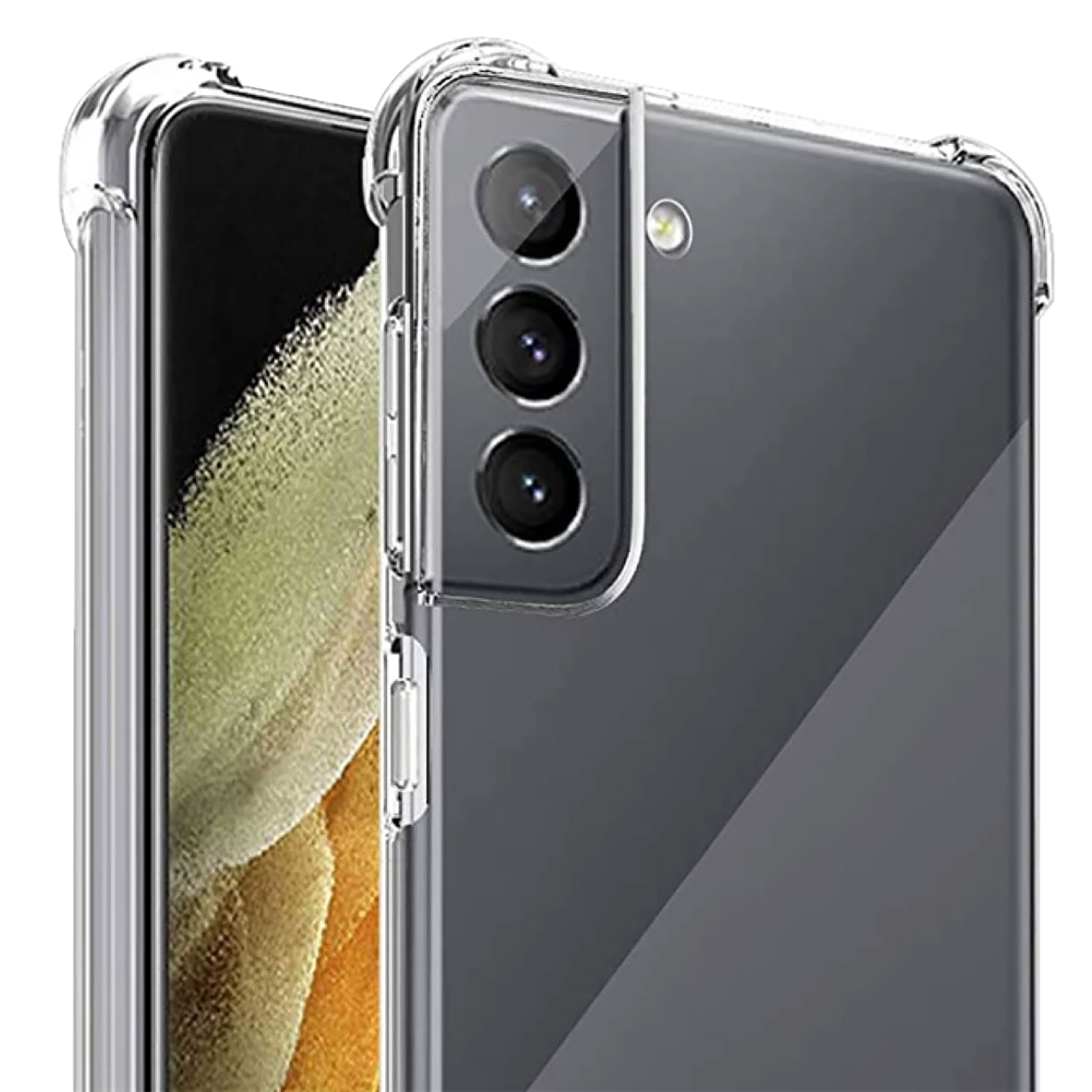 Hyphen TPU Back Cover for SAMSUNG Galaxy S21 FE 5G (Drop Protection, Clear)_3