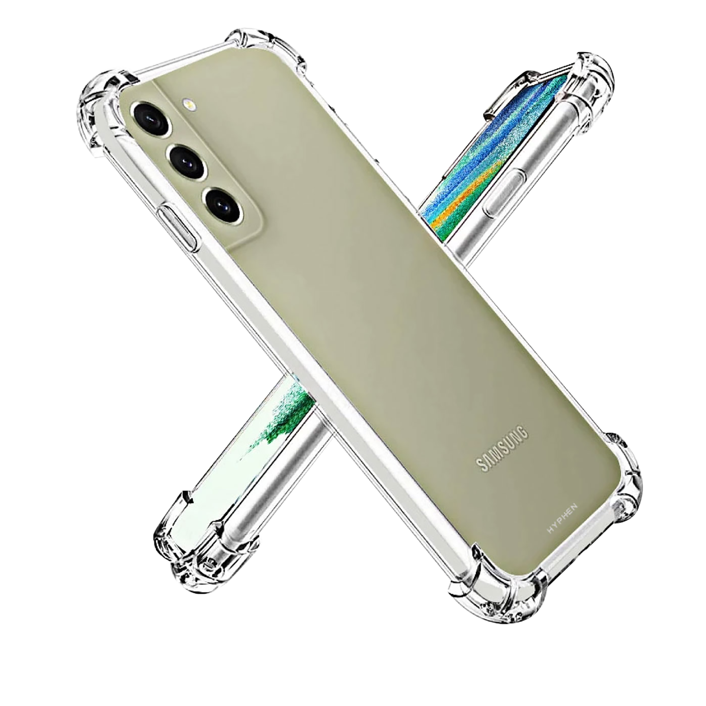 Hyphen TPU Back Cover for SAMSUNG Galaxy S21 FE 5G (Drop Protection, Clear)_4