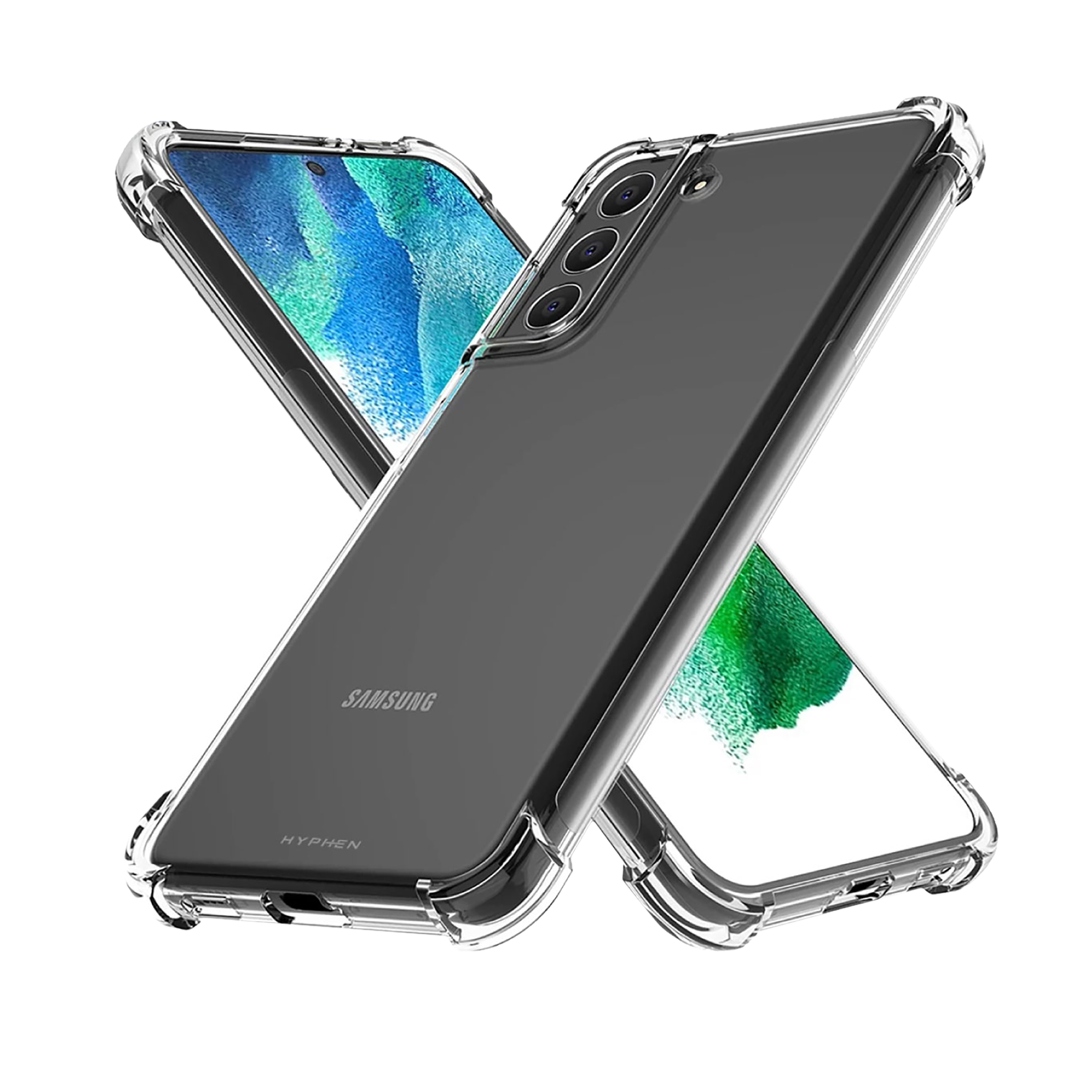 Hyphen TPU Back Cover for SAMSUNG Galaxy S21 FE 5G (Drop Protection, Clear)_5