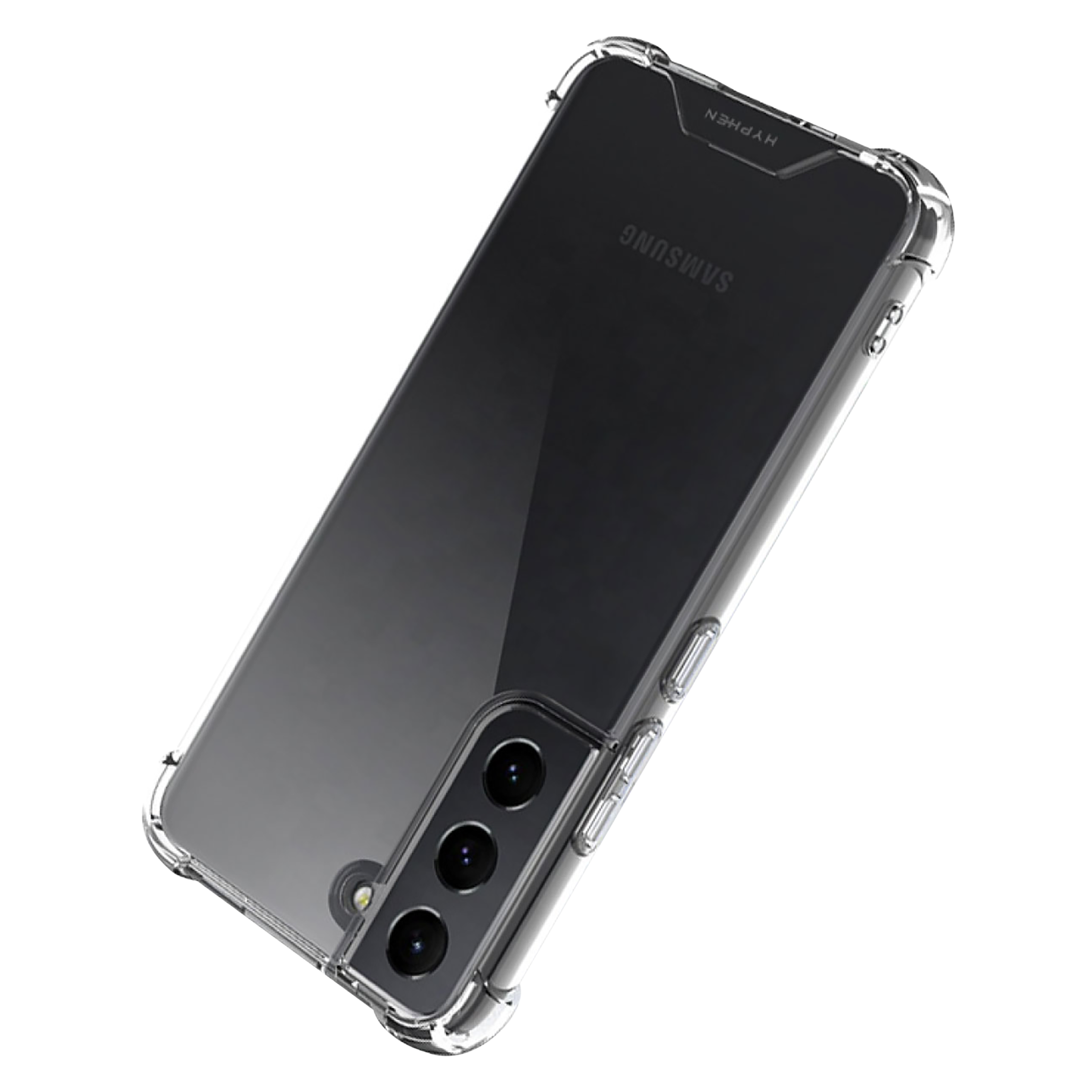 Hyphen DURO TPU Back Cover for SAMSUNG Galaxy S22 5G (Supports Wireless Charging, Clear)_9