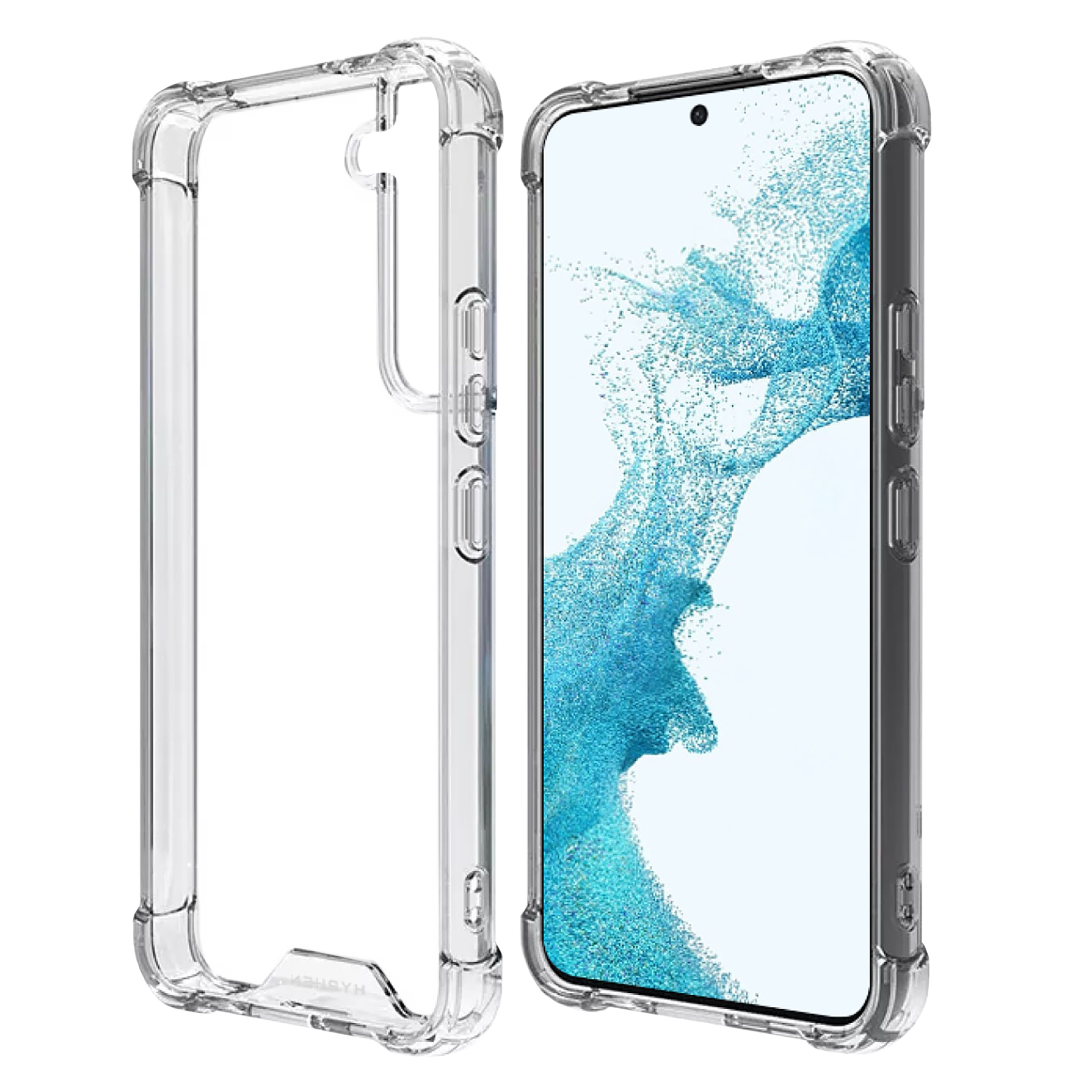 Hyphen DURO TPU Back Cover for SAMSUNG Galaxy S22 5G (Supports Wireless Charging, Clear)_4