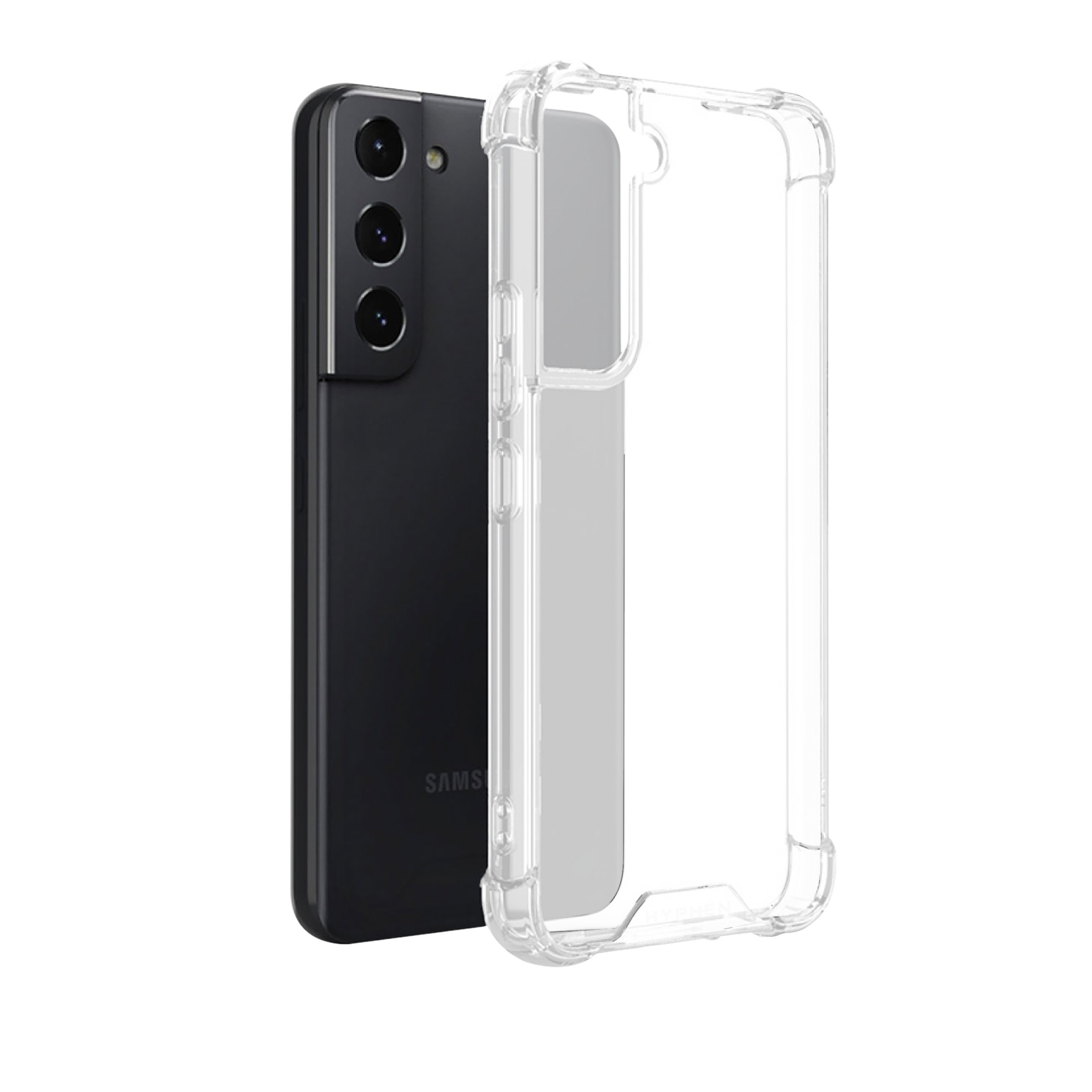 Hyphen DURO TPU Back Cover for SAMSUNG Galaxy S22 5G (Supports Wireless Charging, Clear)_6