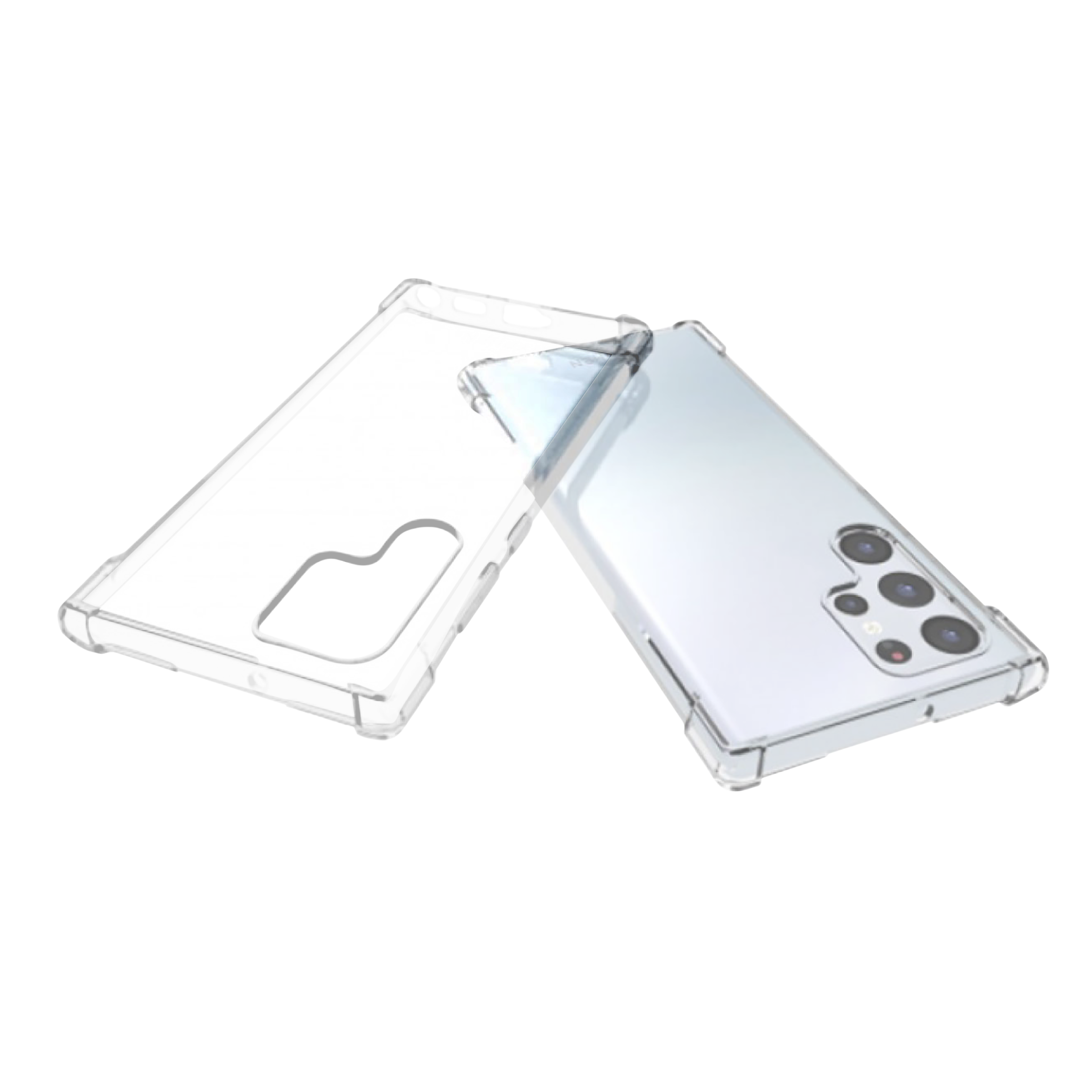 Hyphen TPU Back Cover for SAMSUNG Galaxy S22 Ultra 5G (Drop Protection, Clear)_5