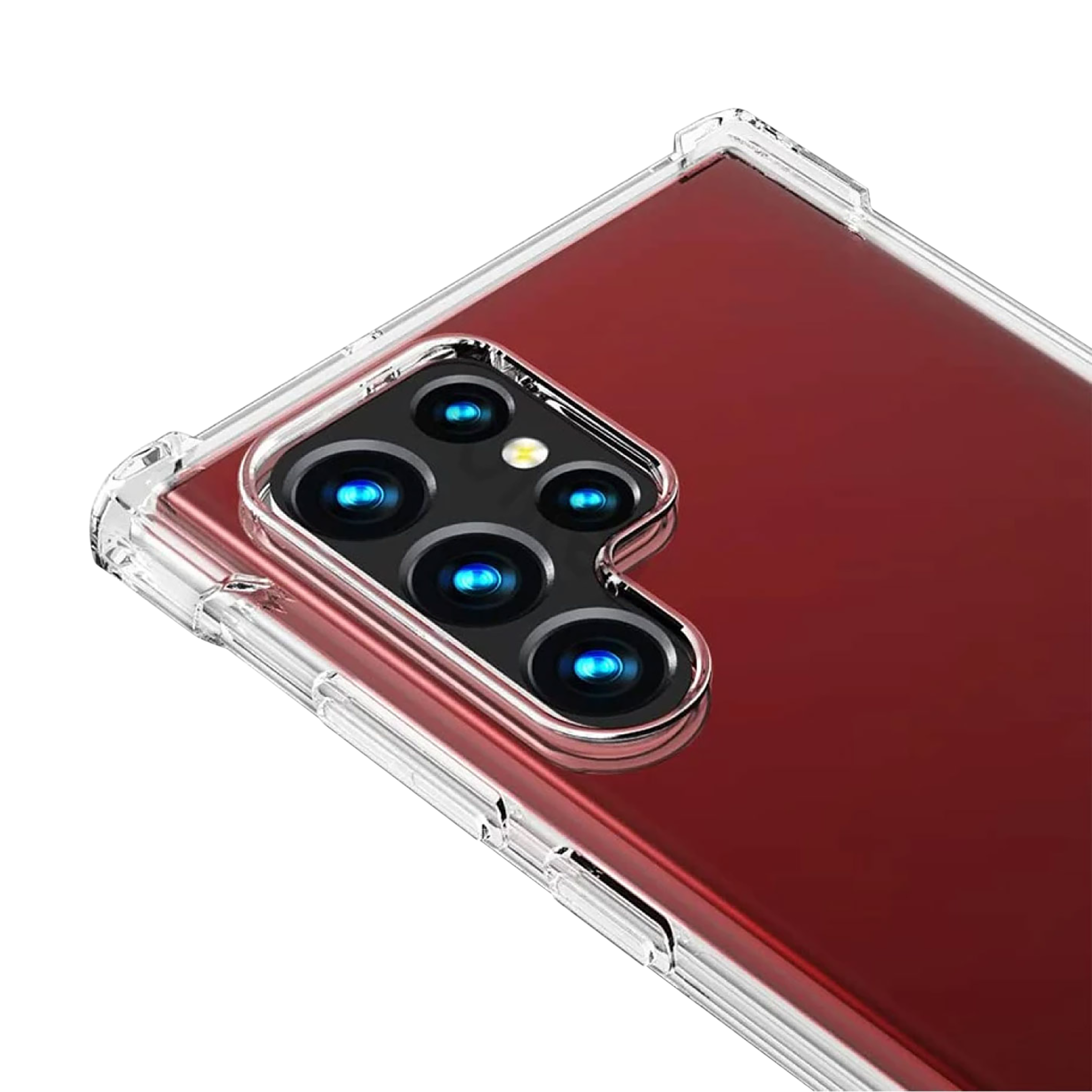 Hyphen TPU Back Cover for SAMSUNG Galaxy S22 Ultra 5G (Drop Protection, Clear)_6