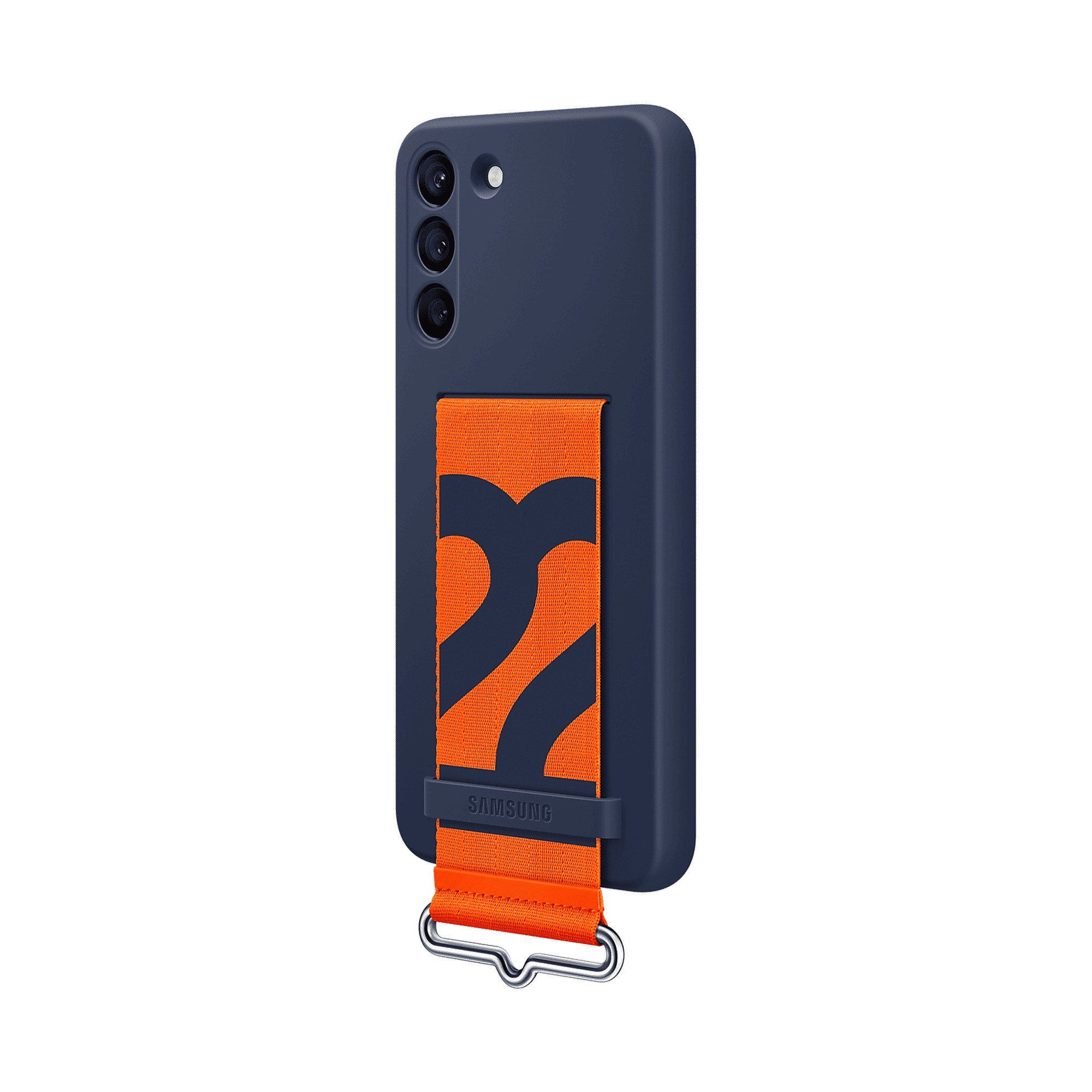 SAMSUNG Silicone Hybrid Cover for SAMSUNG Galaxy S22+ 5G (Detachable Strap, Navy) SAMSUNG Silicone Hybrid Cover for SAMSUNG Galaxy S22+ 5G (Detachable Strap, Navy)_7