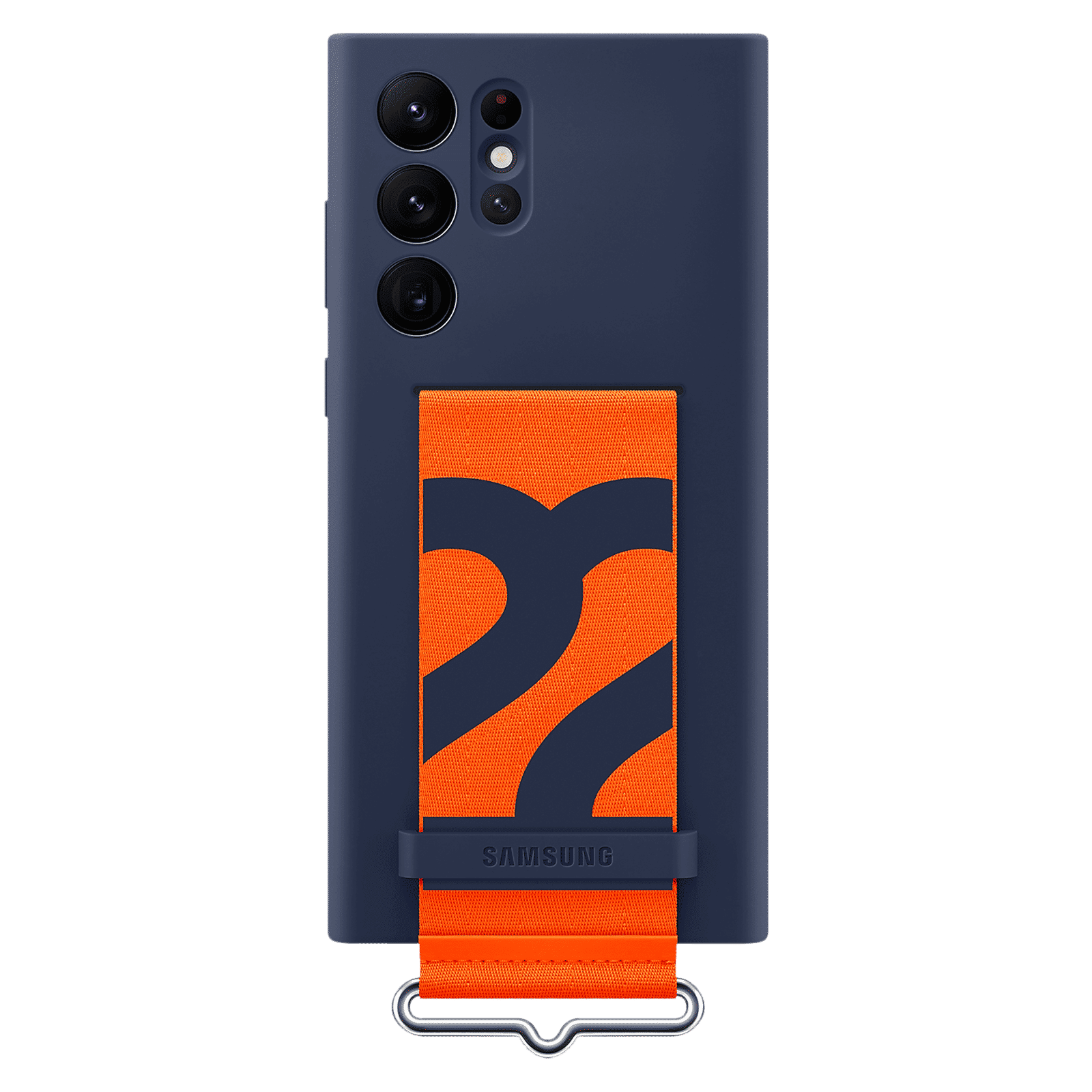 SAMSUNG Silicone Hybrid Cover for SAMSUNG Galaxy S22 Ultra 5G (Detachable Strap, Navy) SAMSUNG Silicone Hybrid Cover for SAMSUNG Galaxy S22 Ultra 5G (Detachable Strap, Navy)_3