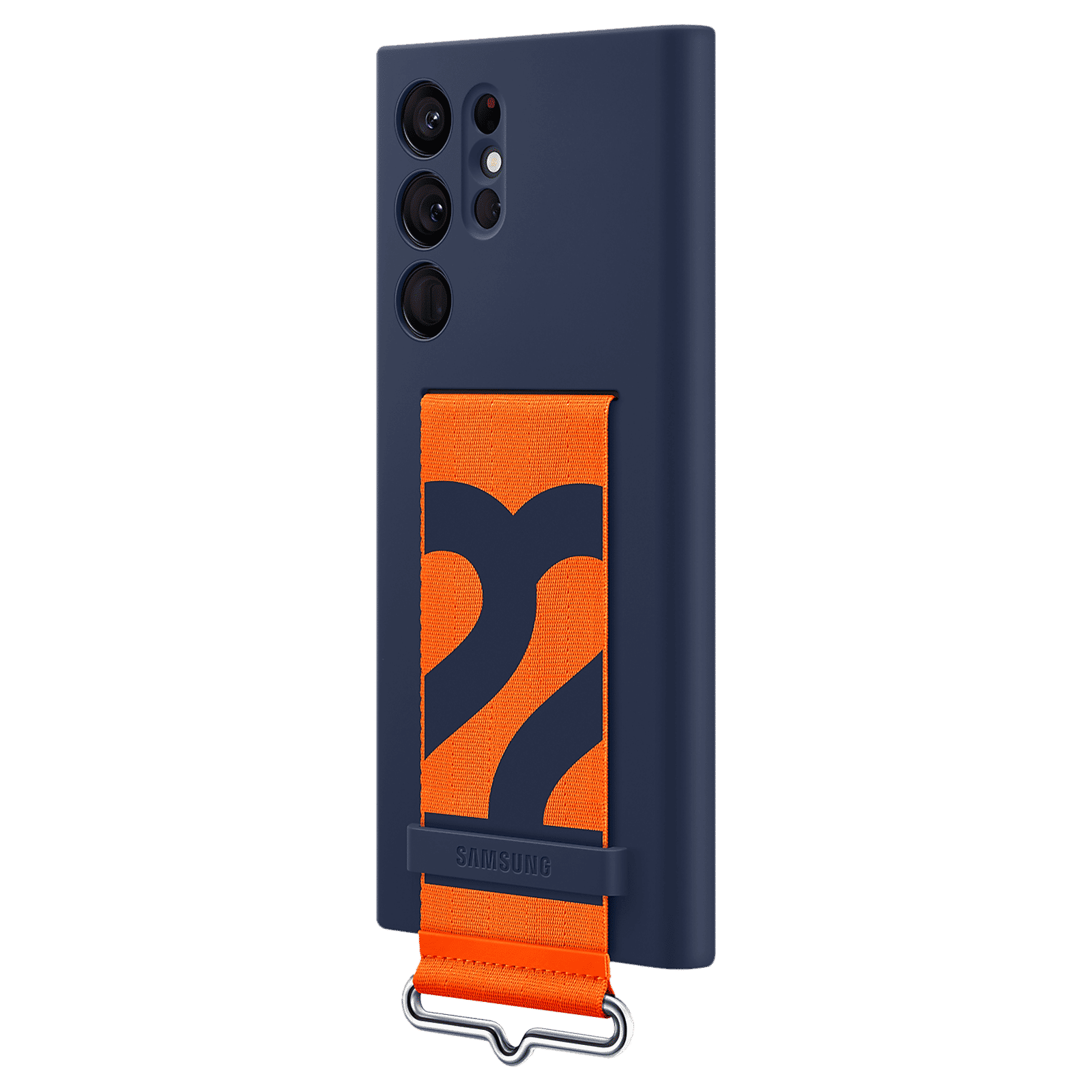 SAMSUNG Silicone Hybrid Cover for SAMSUNG Galaxy S22 Ultra 5G (Detachable Strap, Navy) SAMSUNG Silicone Hybrid Cover for SAMSUNG Galaxy S22 Ultra 5G (Detachable Strap, Navy)_7