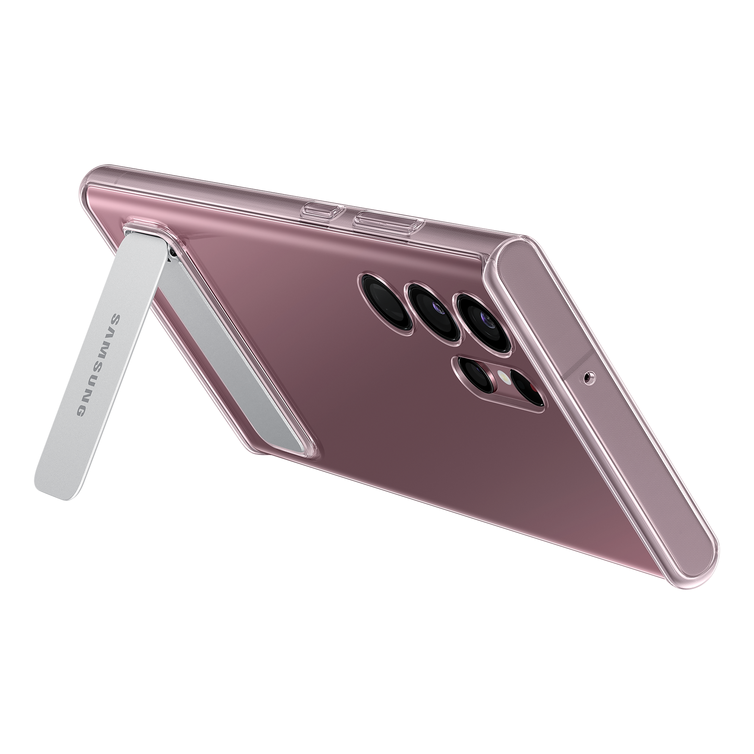 SAMSUNG Polycarbonate & TPU Hybrid Cover for SAMSUNG Galaxy S22 Ultra 5G (Clear-Cut Protection, Transparent)_9