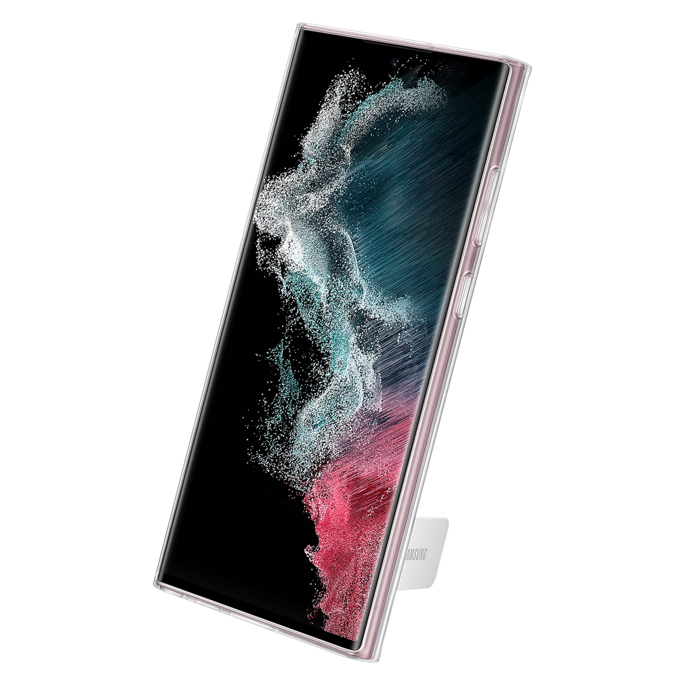 SAMSUNG Polycarbonate & TPU Hybrid Cover for SAMSUNG Galaxy S22 Ultra 5G (Clear-Cut Protection, Transparent)_10