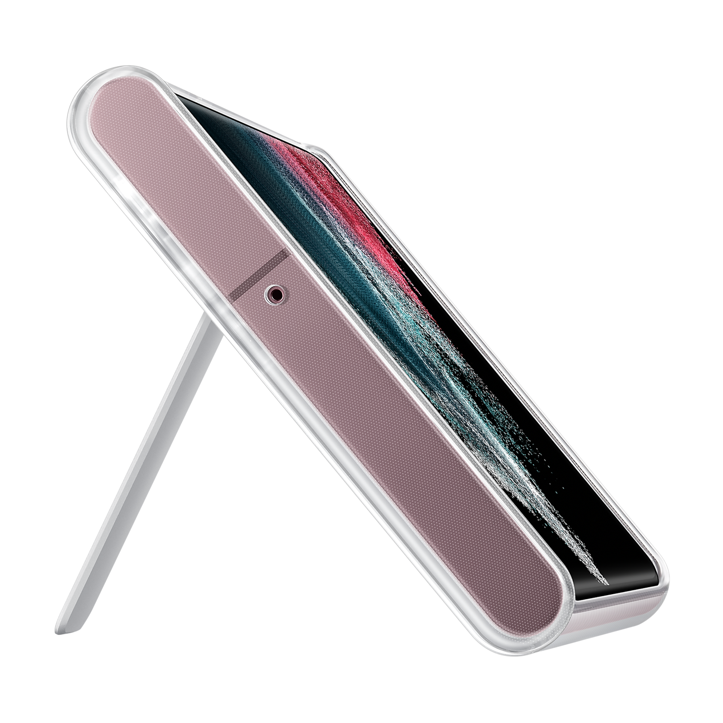 SAMSUNG Polycarbonate & TPU Hybrid Cover for SAMSUNG Galaxy S22 Ultra 5G (Clear-Cut Protection, Transparent)_4