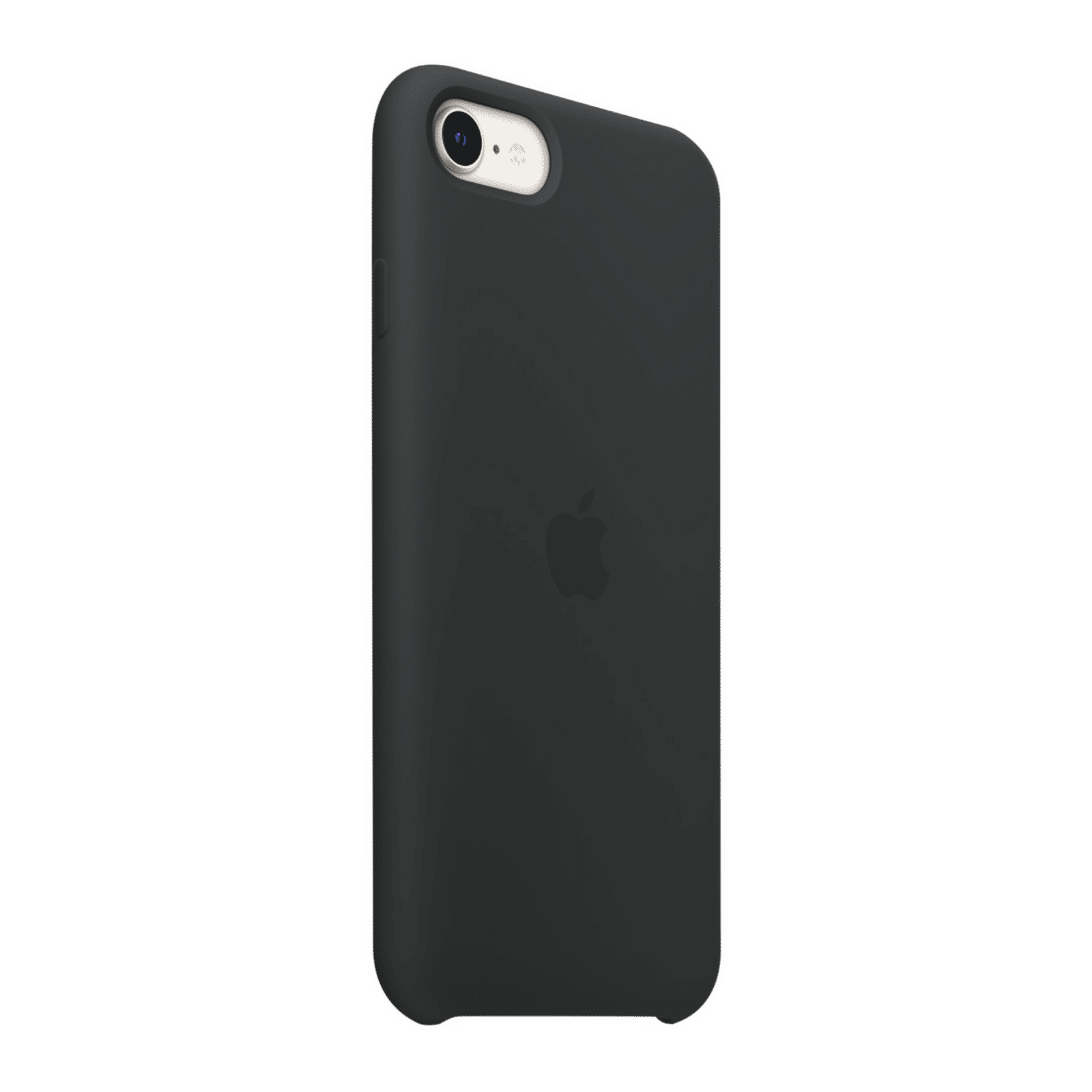 Apple Soft Silicone Back Cover for Apple iPhone SE (3rd & 2nd Gen), 8, 7 (Supports Wireless Charging, Midnight)_3
