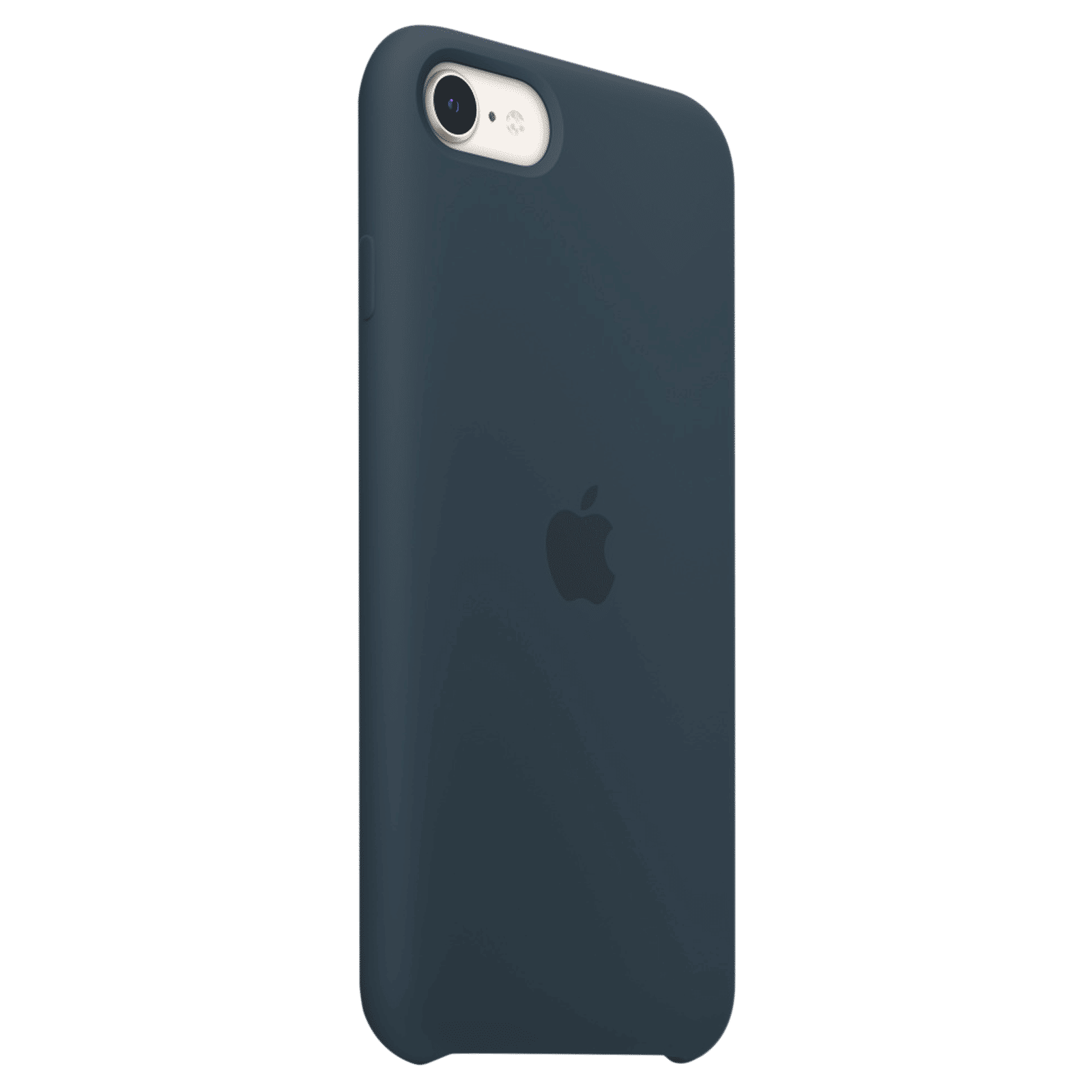 Apple Soft Silicone Back Cover for Apple iPhone SE (3rd & 2nd Gen), 8, 7 (Supports Wireless Charging, Abyss Blue)_4
