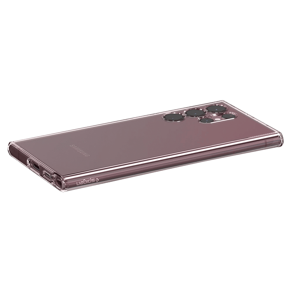 Spigen Liquid Crystal TPU Back Cover for SAMSUNG Galaxy S22 Ultra 5G (Dust and Scratch Resistant, Crystal Clear)_13