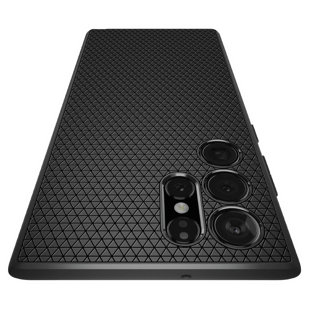 Spigen Liquid Air TPU Hybrid Cover for SAMSUNG Galaxy S22 Ultra 5G (Air Cushion Technology, Matte Black)_7